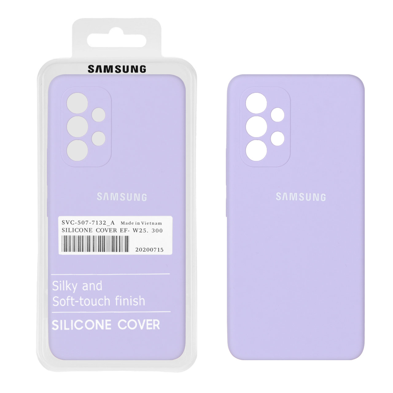 1506968 قاب سیلیکونی پاک کنی اورجینال درجه یک Samsung Galaxy A53 - یاسی کد 1 (پک دار) - تصویر 1