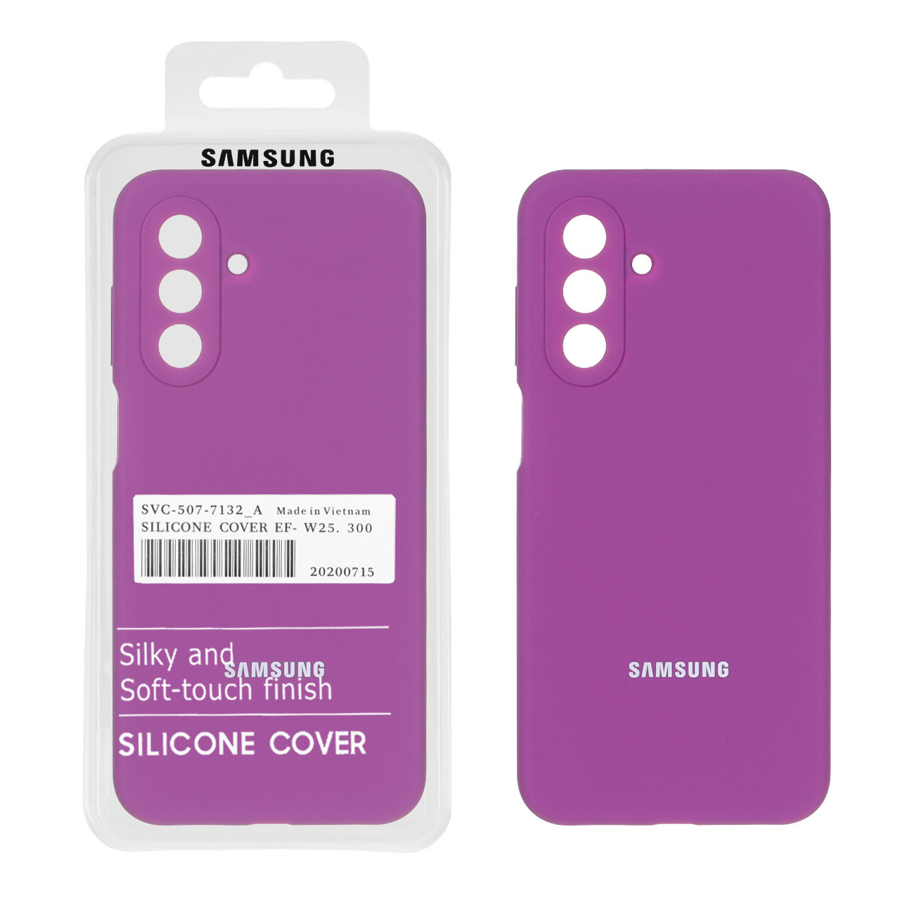 1507356 قاب سیلیکونی پاک کنی اورجینال درجه یک Samsung Galaxy A26 - ارغوانی کد 1 (پک دار) - تصویر 1