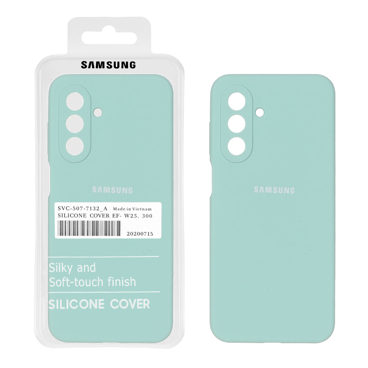 1518938 قاب سیلیکونی پاک کنی اورجینال درجه یک Samsung Galaxy A26 - سبز روشن (پک دار) - تصویر 1