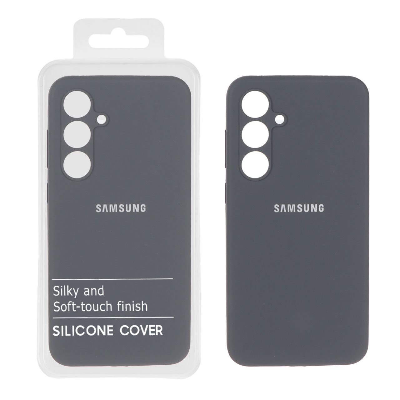 1521226 قاب سیلیکونی پاک کنی اورجینال درجه یک Samsung Galaxy S24 FE - خاکستری (پک دار) - NTC - تصویر 1