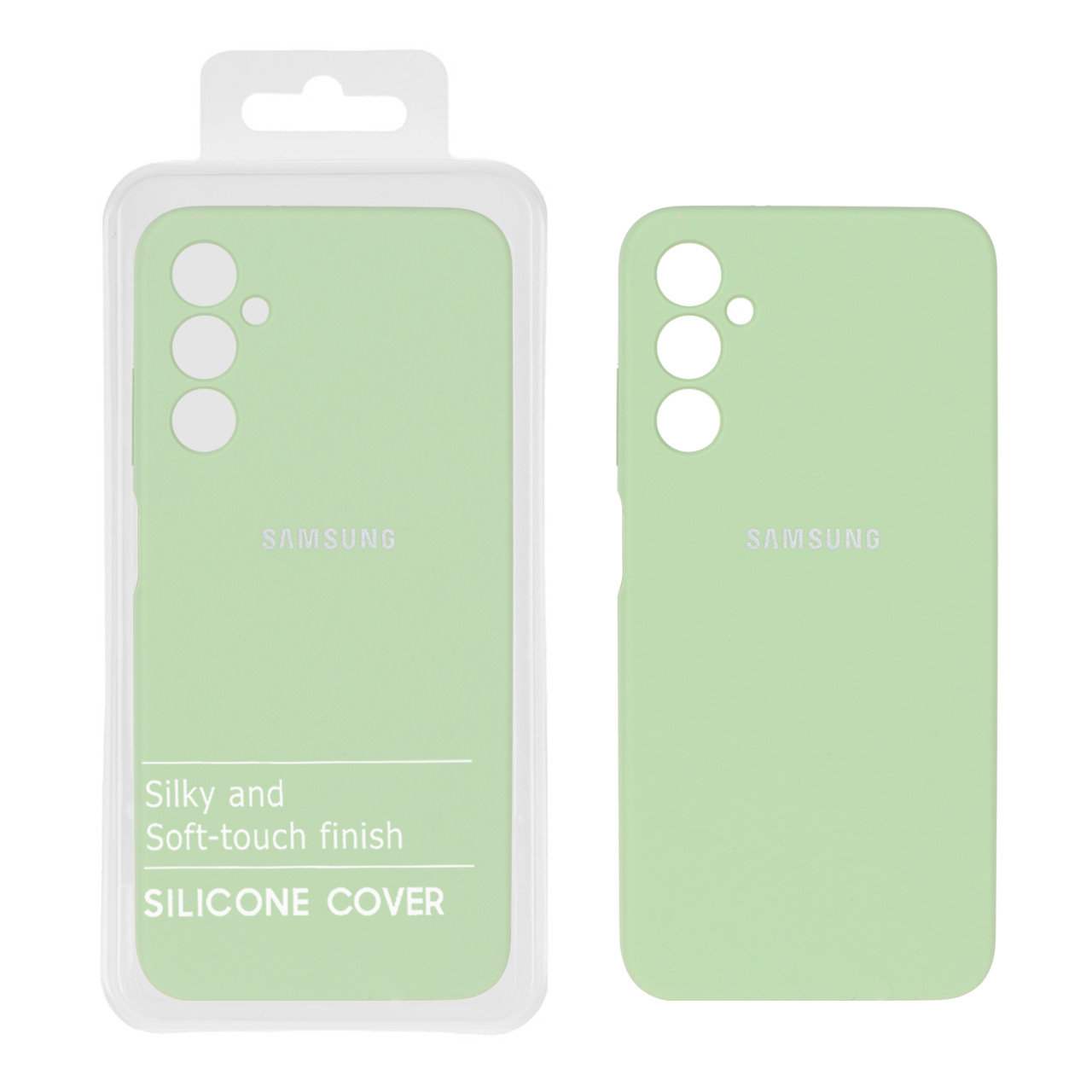 1521282 قاب سیلیکونی پاک کنی اورجینال درجه یک Samsung Galaxy A05s - سبز مغز پسته ای (پک دار) - NTC - تصویر 1