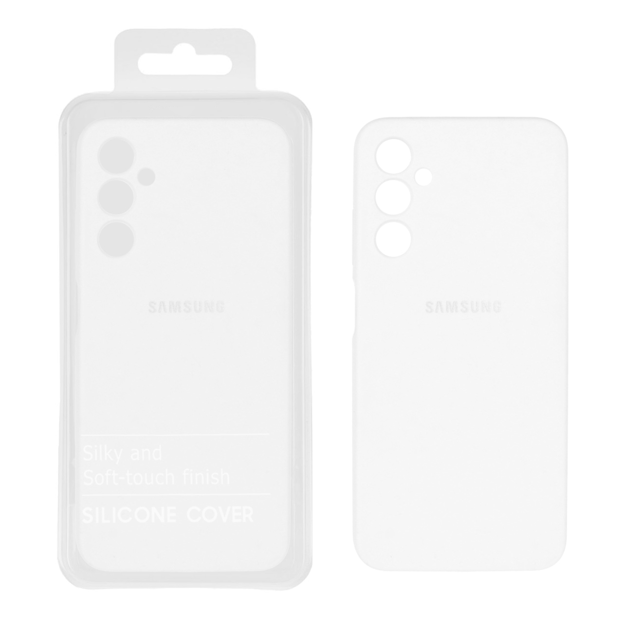 1521284 قاب سیلیکونی پاک کنی اورجینال درجه یک Samsung Galaxy A05s - سفید (پک دار) - NTC - تصویر 1