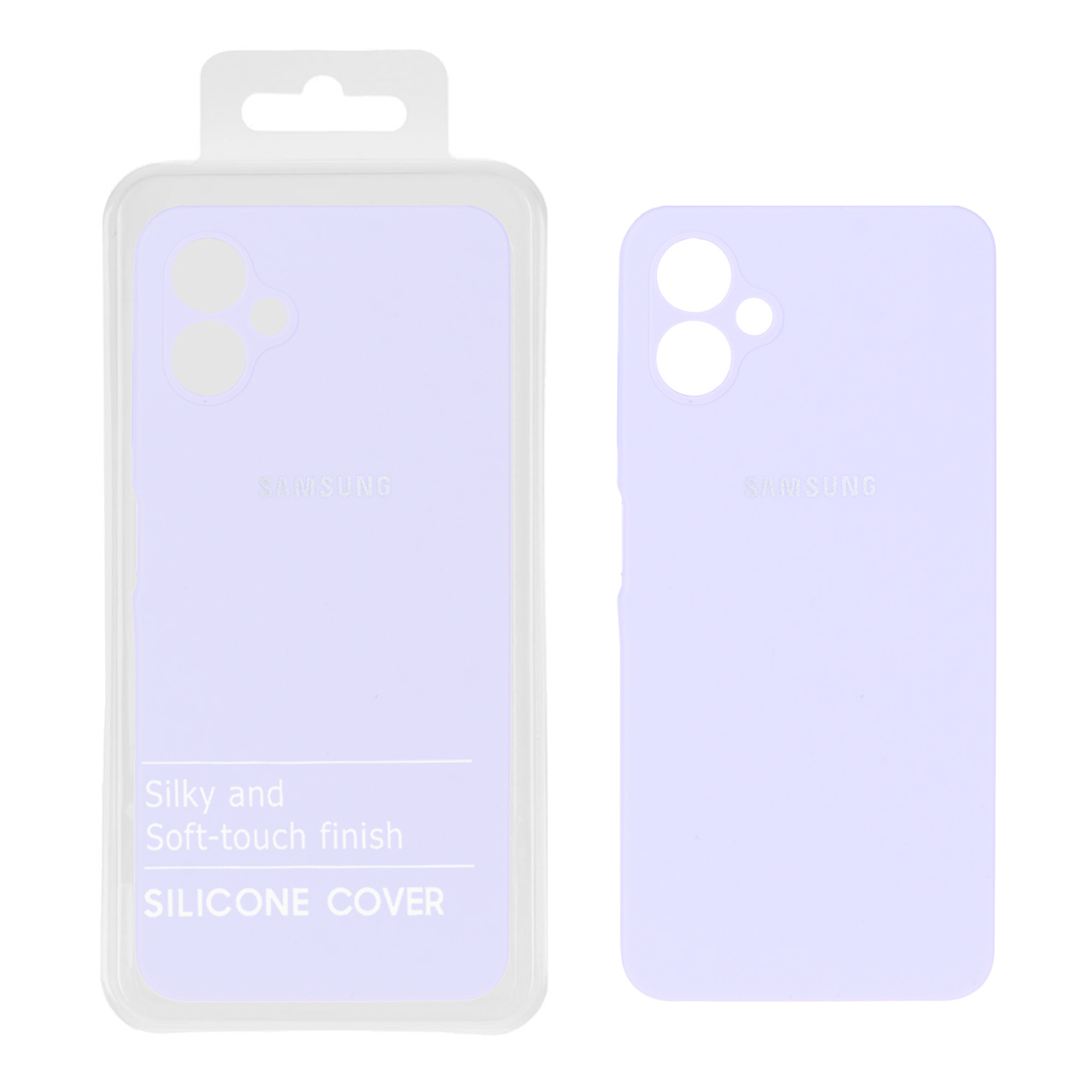 1521332 قاب سیلیکونی پاک کنی اورجینال درجه یک Samsung Galaxy A06 - یاسی (پک دار) - NTC - تصویر 1