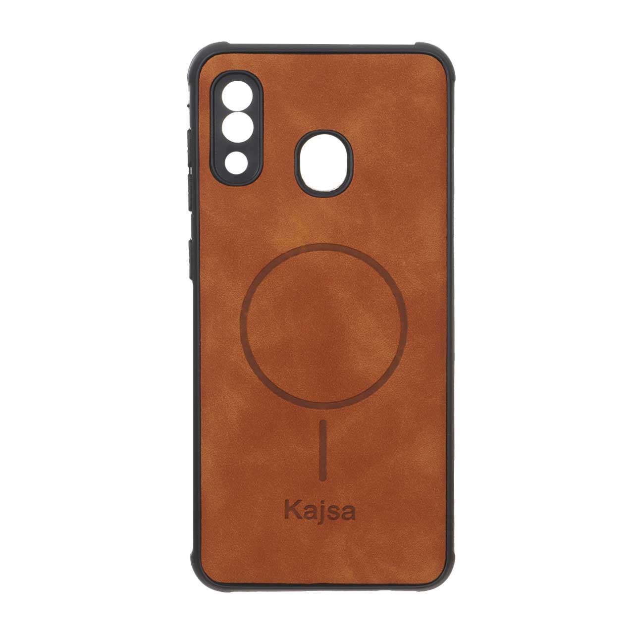 1569888 قاب جیر Kajsa طرح مگ سیف MNC مدل Samsung Galaxy A30 / A20 - قهوه ای روشن - تصویر 1