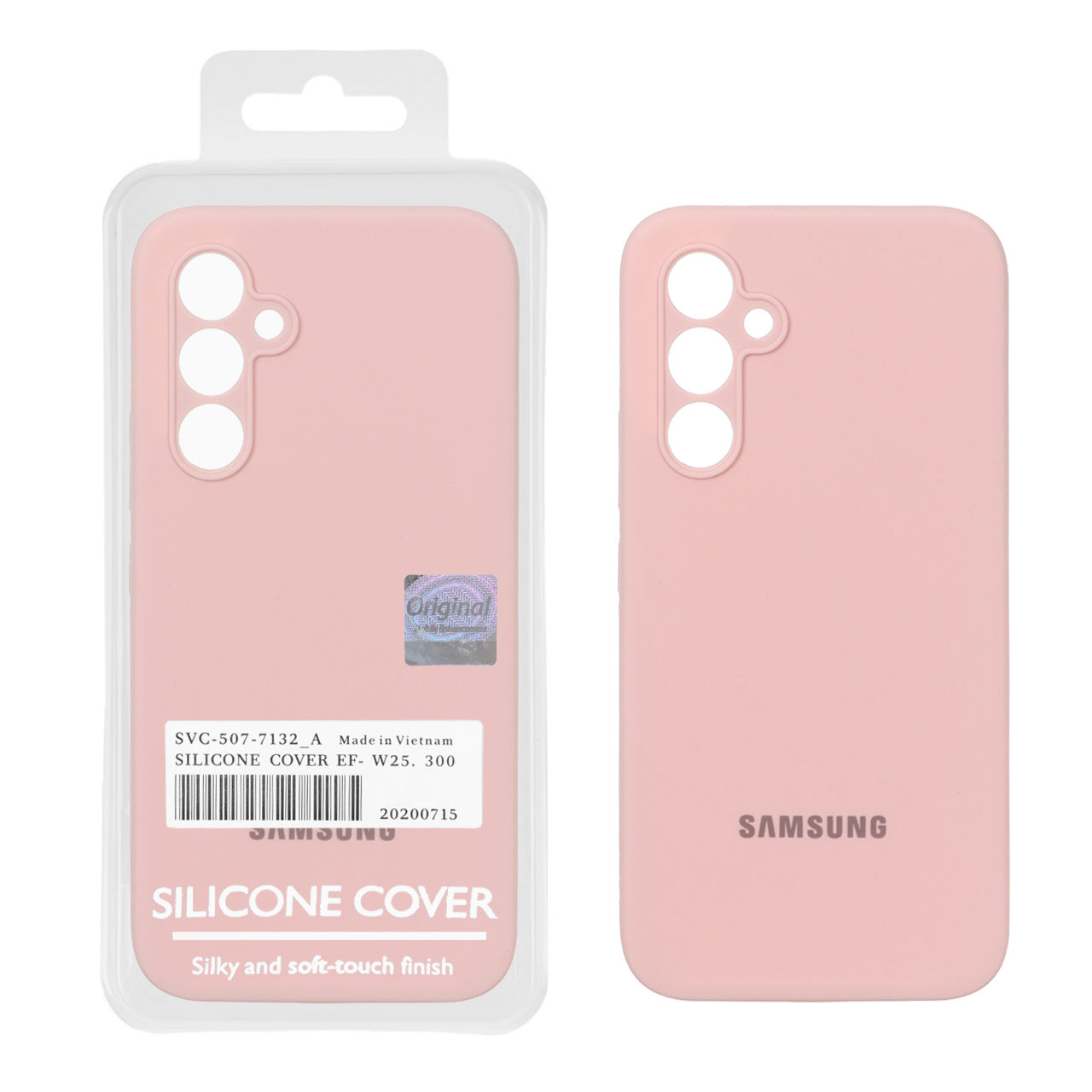 1572730 قاب سیلیکونی پاک کنی اورجینال Master Quality مدل Samsung Galaxy A54 - صورتی چرک (پک دار) - تصویر 1