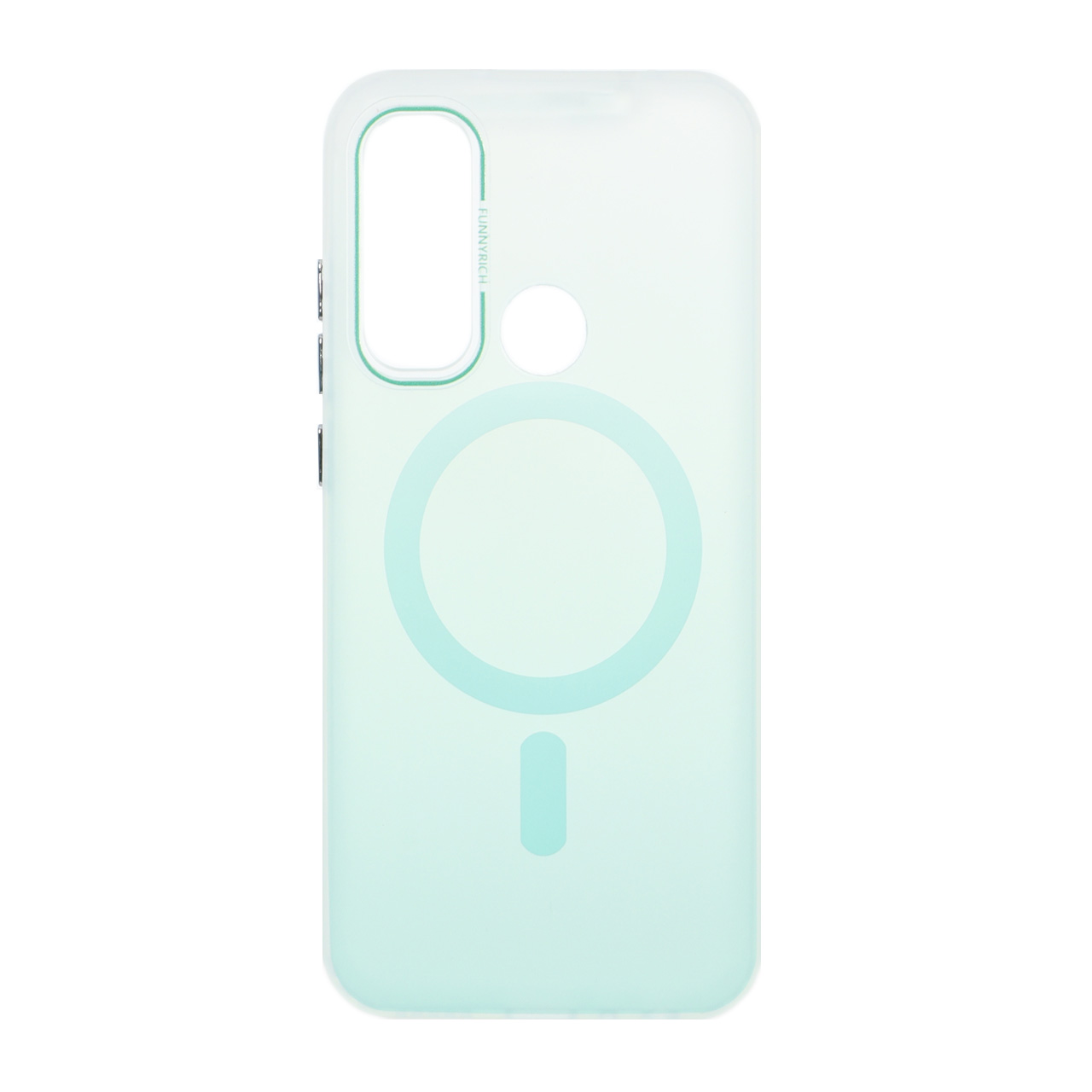 1573590 قاب مات Funnyrich دو رنگ طرح مگ سیف Xiaomi Redmi Note 8 - سبز روشن - تصویر 1