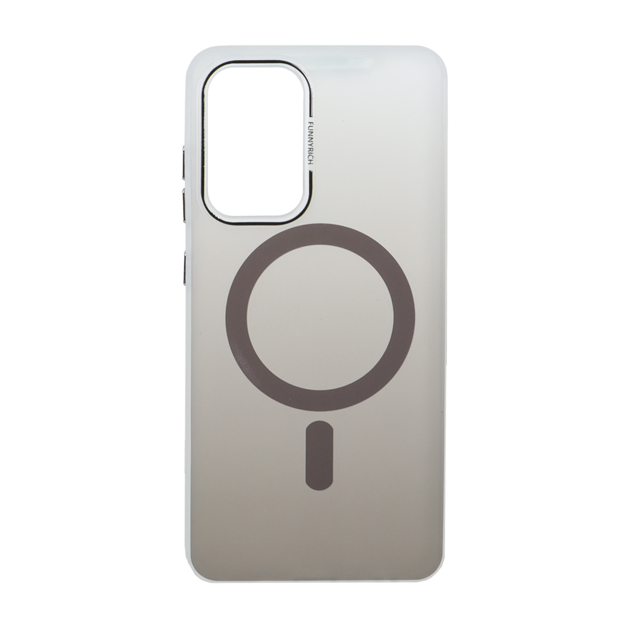 1573692 قاب مات Funnyrich دو رنگ طرح مگ سیف Samsung Galaxy A52 / A52s - دودی - تصویر 1