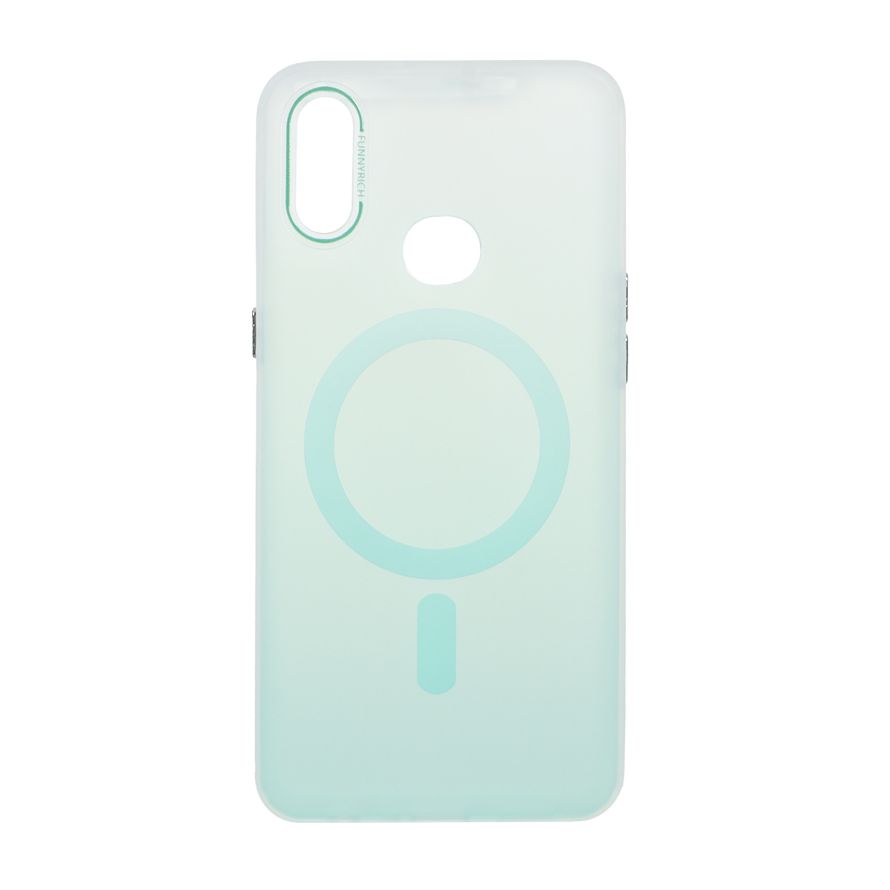 1573710 قاب مات Funnyrich دو رنگ طرح مگ سیف Samsung Galaxy A10s - سبز روشن - تصویر 1