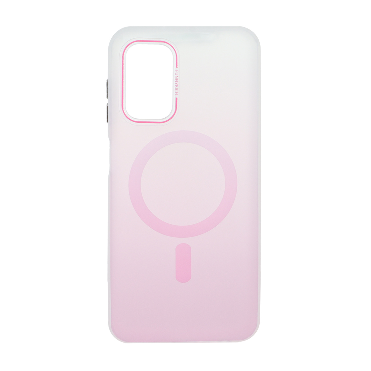 1573730 قاب مات Funnyrich دو رنگ طرح مگ سیف Samsung Galaxy A13 4G / A13 5G / A04s / M13 4G / M23 / F13 - صورتی - تصویر 1