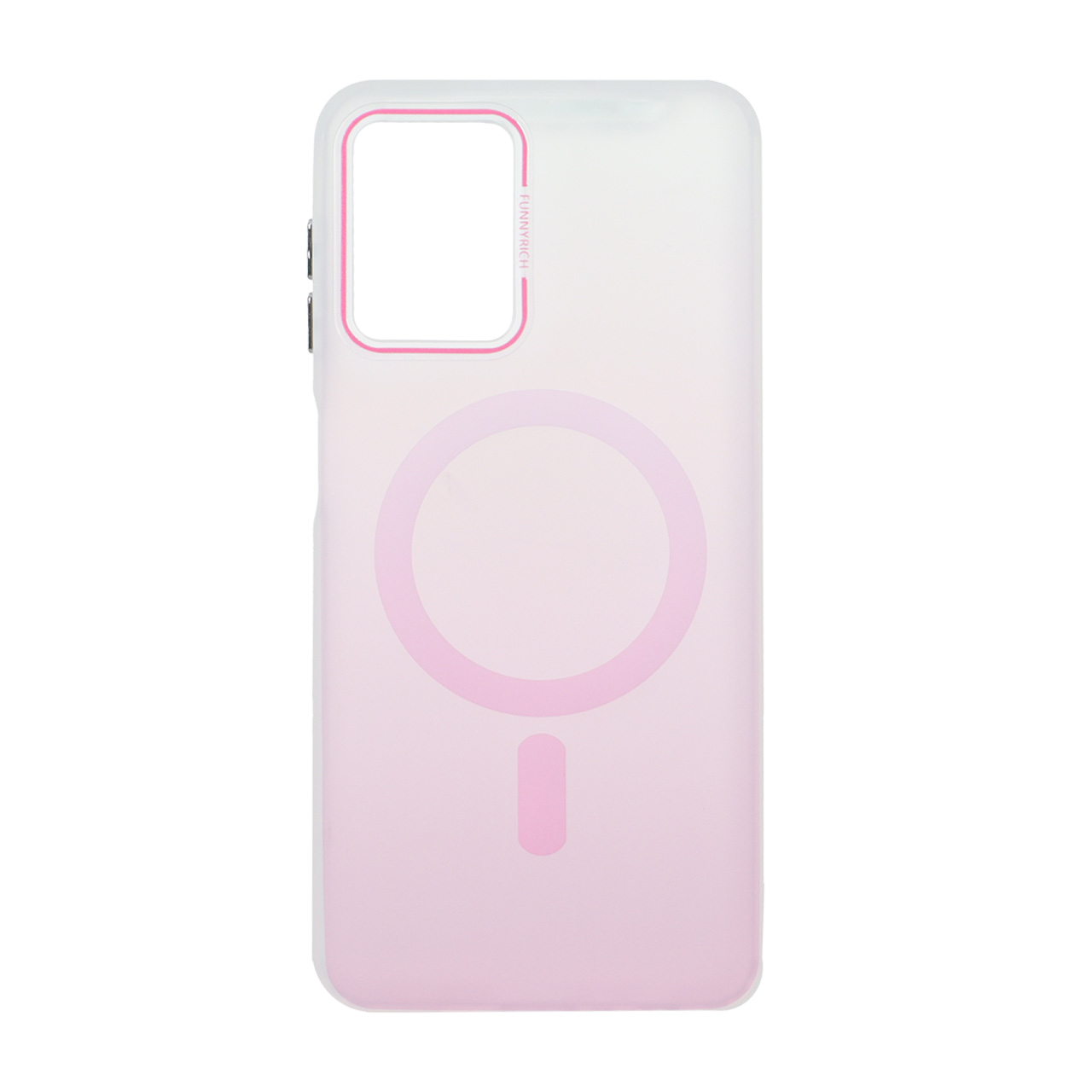 1573774 قاب مات Funnyrich دو رنگ طرح مگ سیف Samsung Galaxy A22 4G / M32 4G / F22 - صورتی - تصویر 1