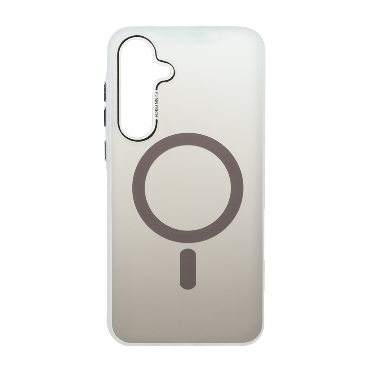 1573796 قاب مات Funnyrich دو رنگ طرح مگ سیف Samsung Galaxy A35 / A55 - دودی - تصویر 1