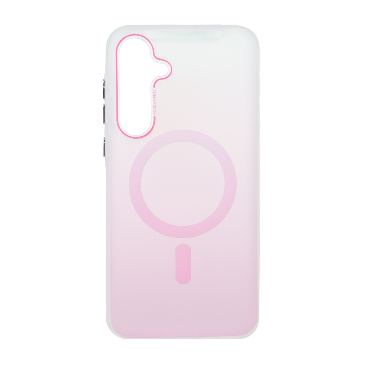 1573798 قاب مات Funnyrich دو رنگ طرح مگ سیف Samsung Galaxy A35 / A55 - صورتی - تصویر 1