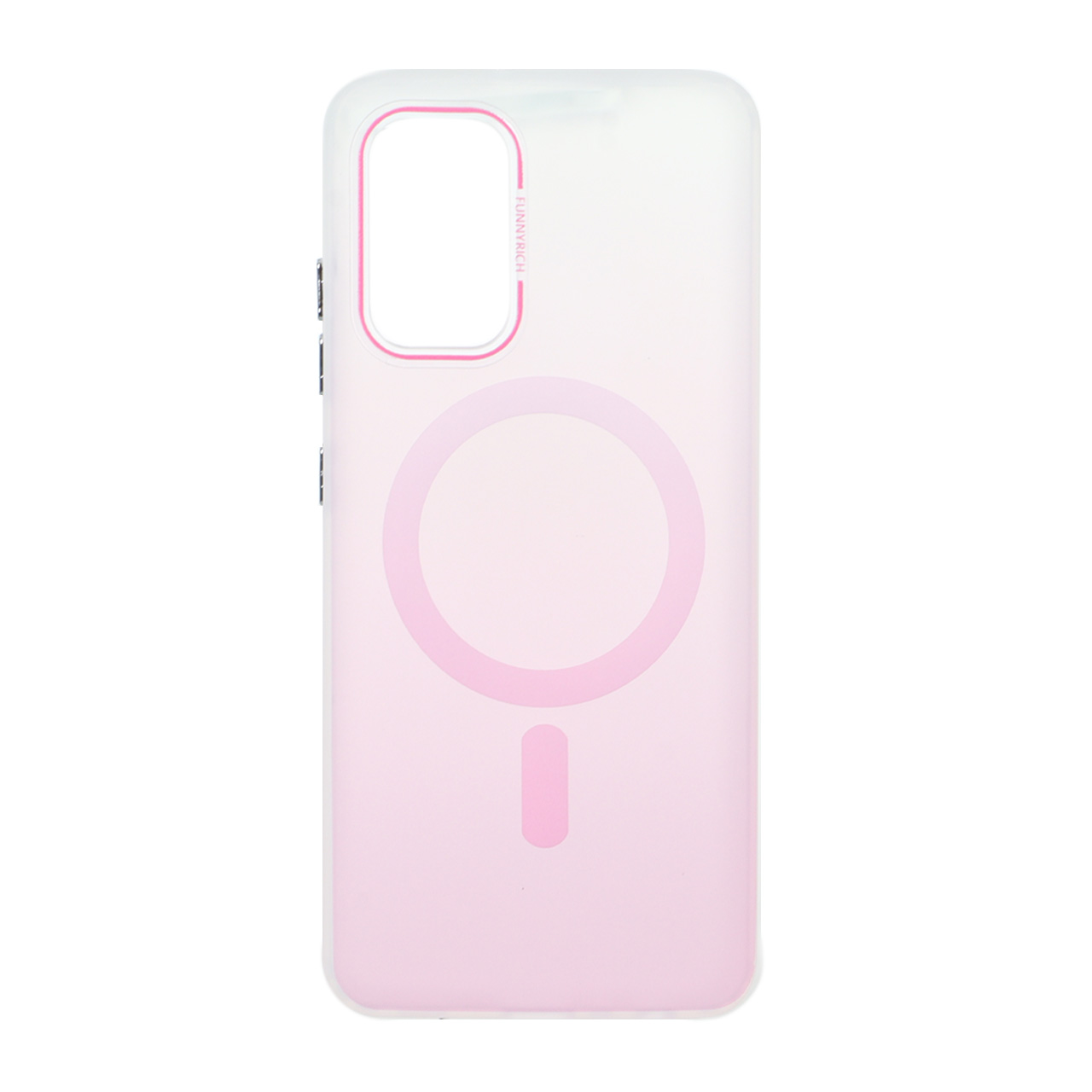 1573808 قاب مات Funnyrich دو رنگ طرح مگ سیف Samsung Galaxy A32 4G - صورتی - تصویر 1