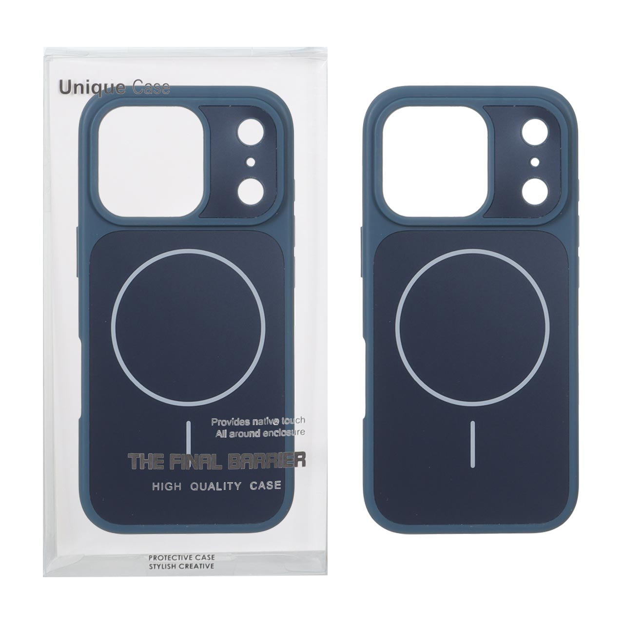 1573878 قاب اورجینال Magsafe PVD Unique Case مدل Apple iPhone 17 Pro - سرمه ای (پک دار) - تصویر 1