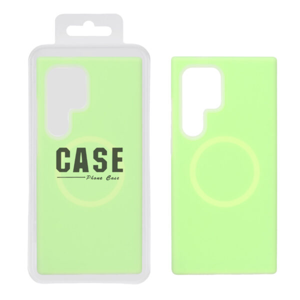 قاب سیلیکونی پاستیلی Samsung Galaxy S24 Ultra - سبز فسفری