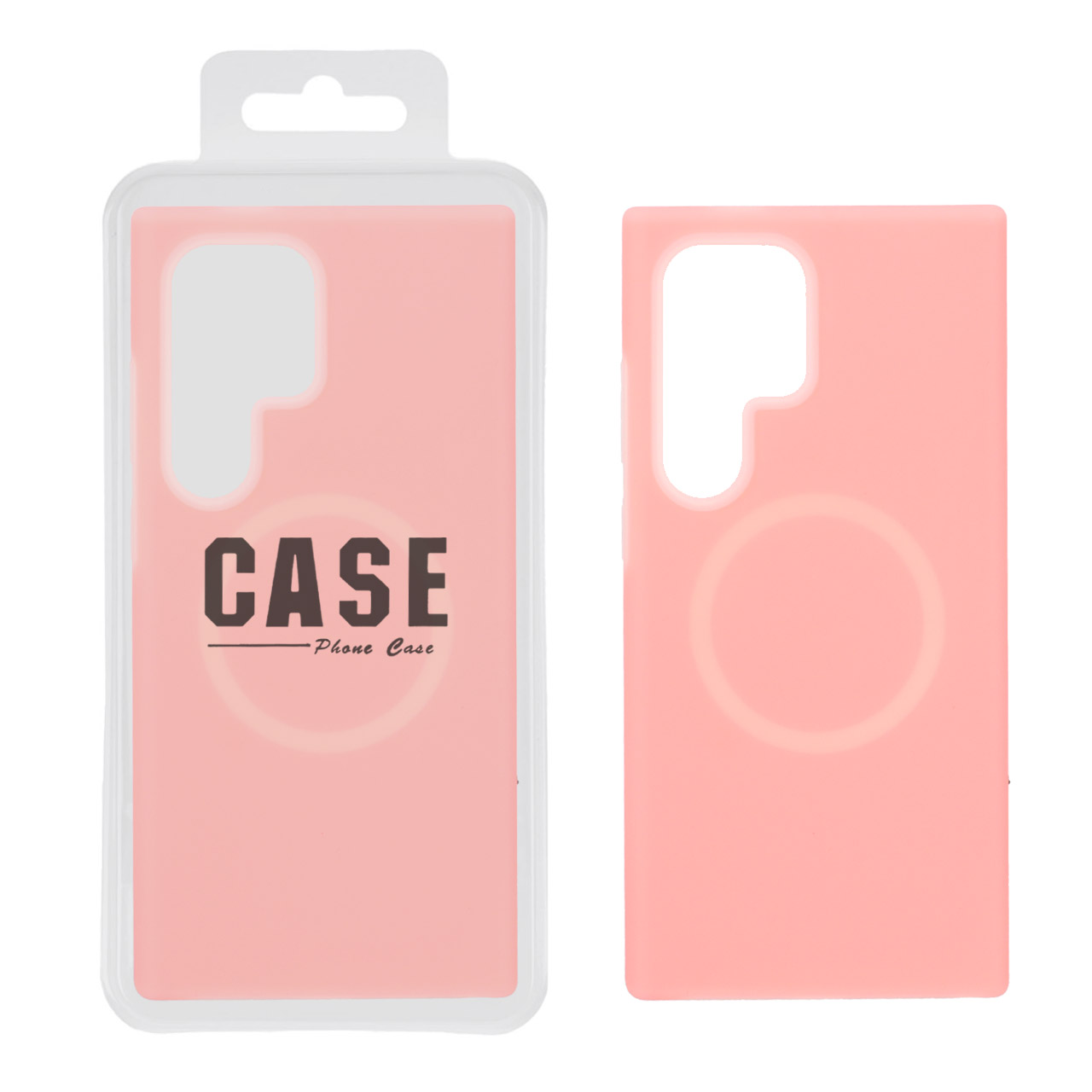 1574468 قاب سیلیکونی پاستیلی Samsung Galaxy S24 Ultra - صورتی - تصویر 1