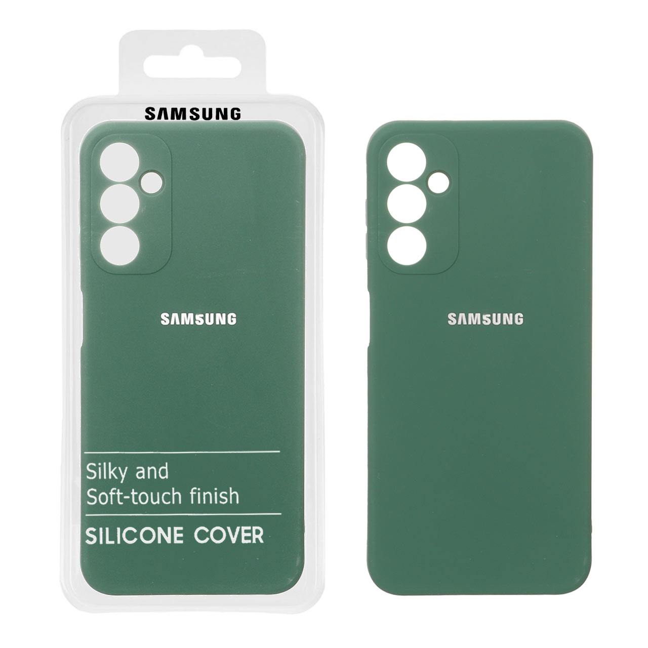 1574528 قاب نیو سیلیکون محافظ لنزدار Samsung Galaxy A14 - RFF - سبز (پک دار) - تصویر 1