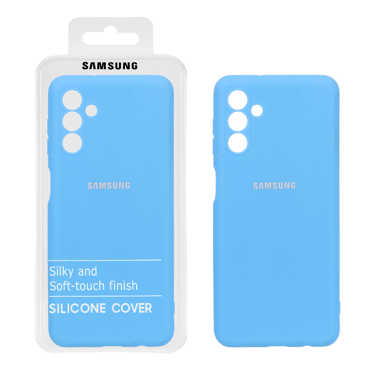 1574878 قاب نیو سیلیکون محافظ لنزدار Samsung Galaxy A13 5G / A04s / M13 4G / M23 / F13 - RFF - آبی (پک دار) - تصویر 1