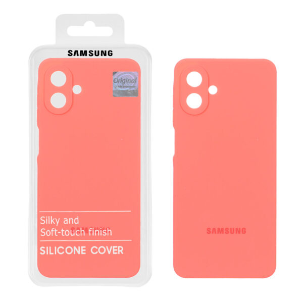 قاب سیلیکونی پاک کنی اورجینال Master Quality مدل Samsung Galaxy A07 - مرجانی (پک دار)