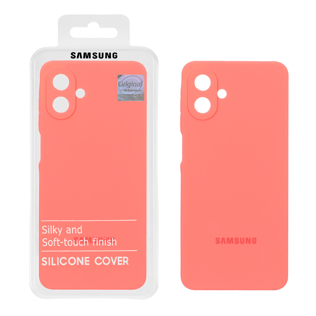 1575148 قاب سیلیکونی پاک کنی اورجینال Master Quality مدل Samsung Galaxy A07 - مرجانی (پک دار) - تصویر 1