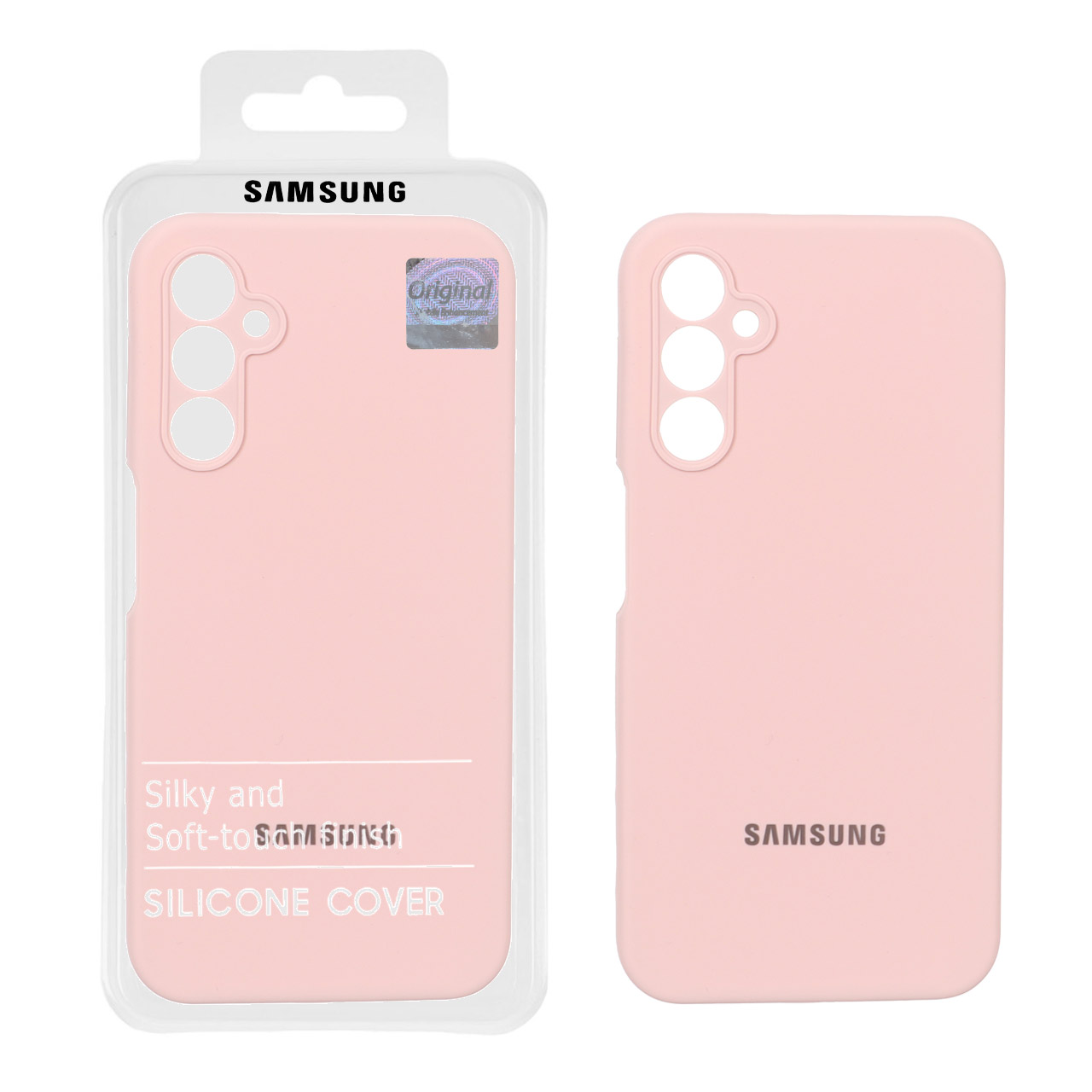 1575164 قاب سیلیکونی پاک کنی اورجینال Master Quality مدل Samsung Galaxy A24 - صورتی چرک (پک دار) - تصویر 1