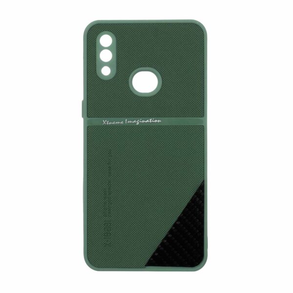 قاب Extreme Imagination طرح کربن سوزنی محافظ لنزدار Samsung Galaxy A10s - سبز