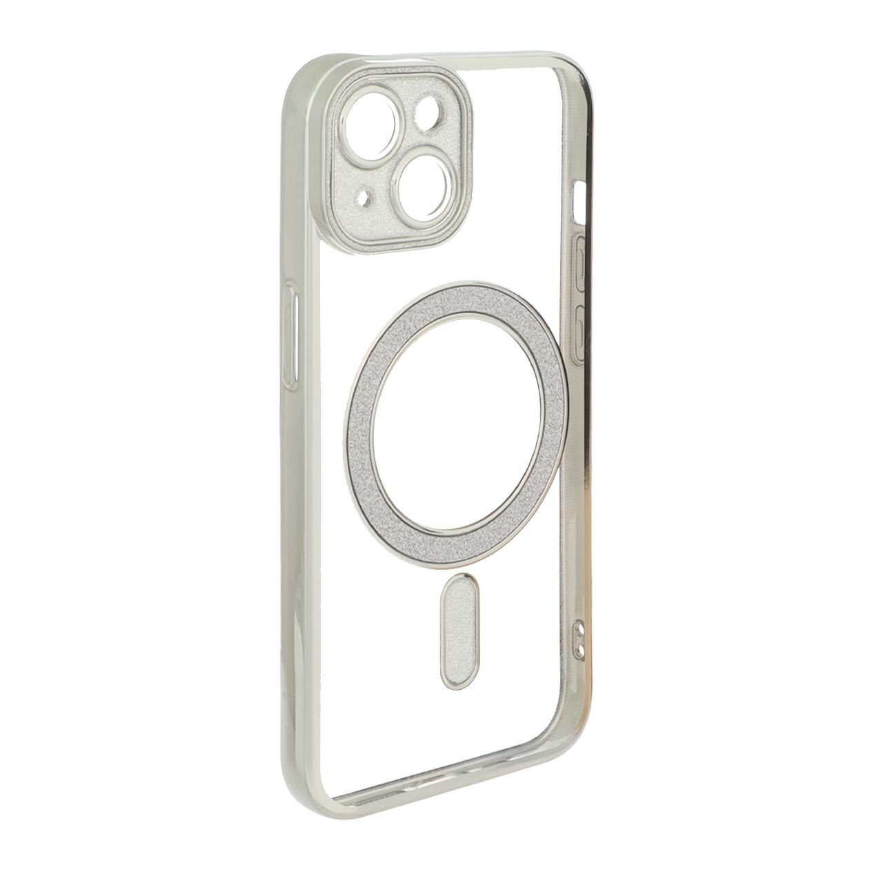 1576952 قاب الکترواستاتیک Magsafe اکلیلی Apple iPhone 13 / iPhone 14 - نقره ای - تصویر 1