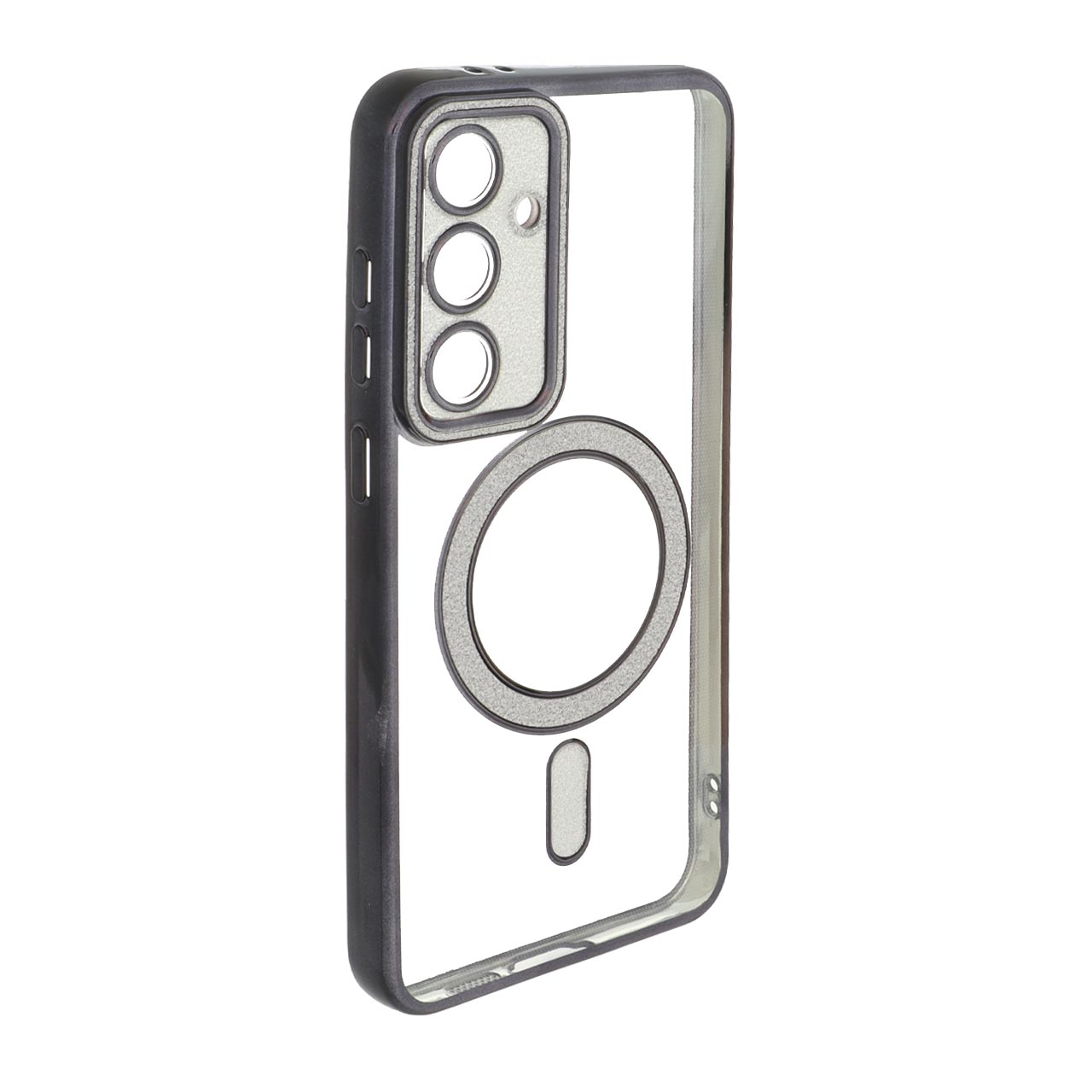 1576978 قاب الکترواستاتیک Magsafe اکلیلی Samsung Galaxy S23 FE - مشکی - تصویر 1