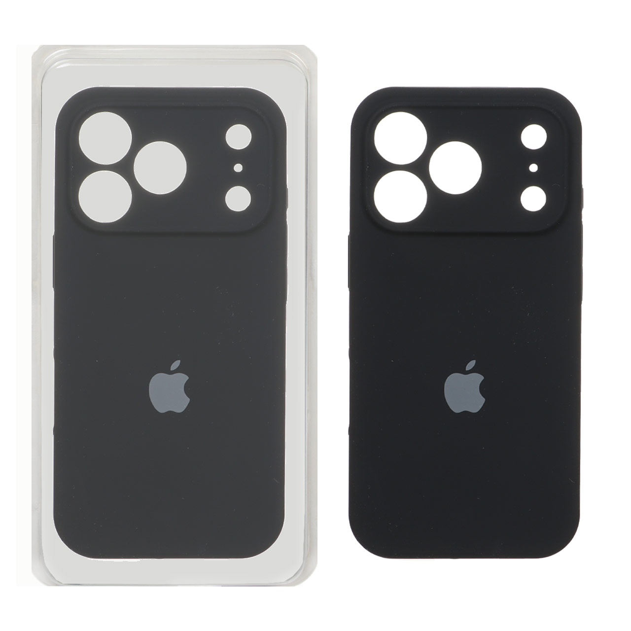 1577460 قاب سیلیکونی پاک کنی محافظ لنزدار اورجینال Apple iPhone 17 Pro - مشکی (پک اصلی) - تصویر 1