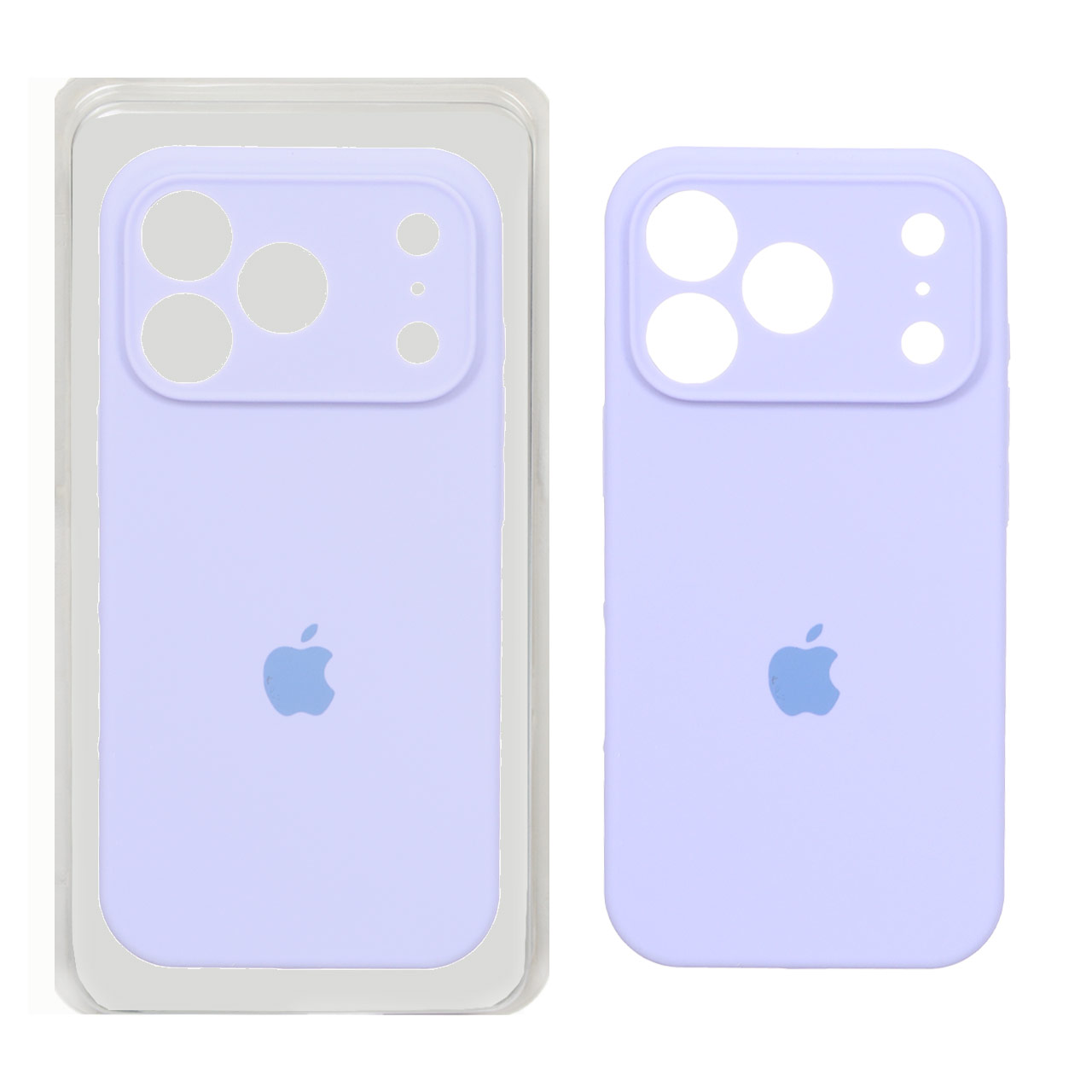 1577476 قاب سیلیکونی پاک کنی محافظ لنزدار اورجینال Apple iPhone 17 Pro - بنفش روشن (پک اصلی) - تصویر 1