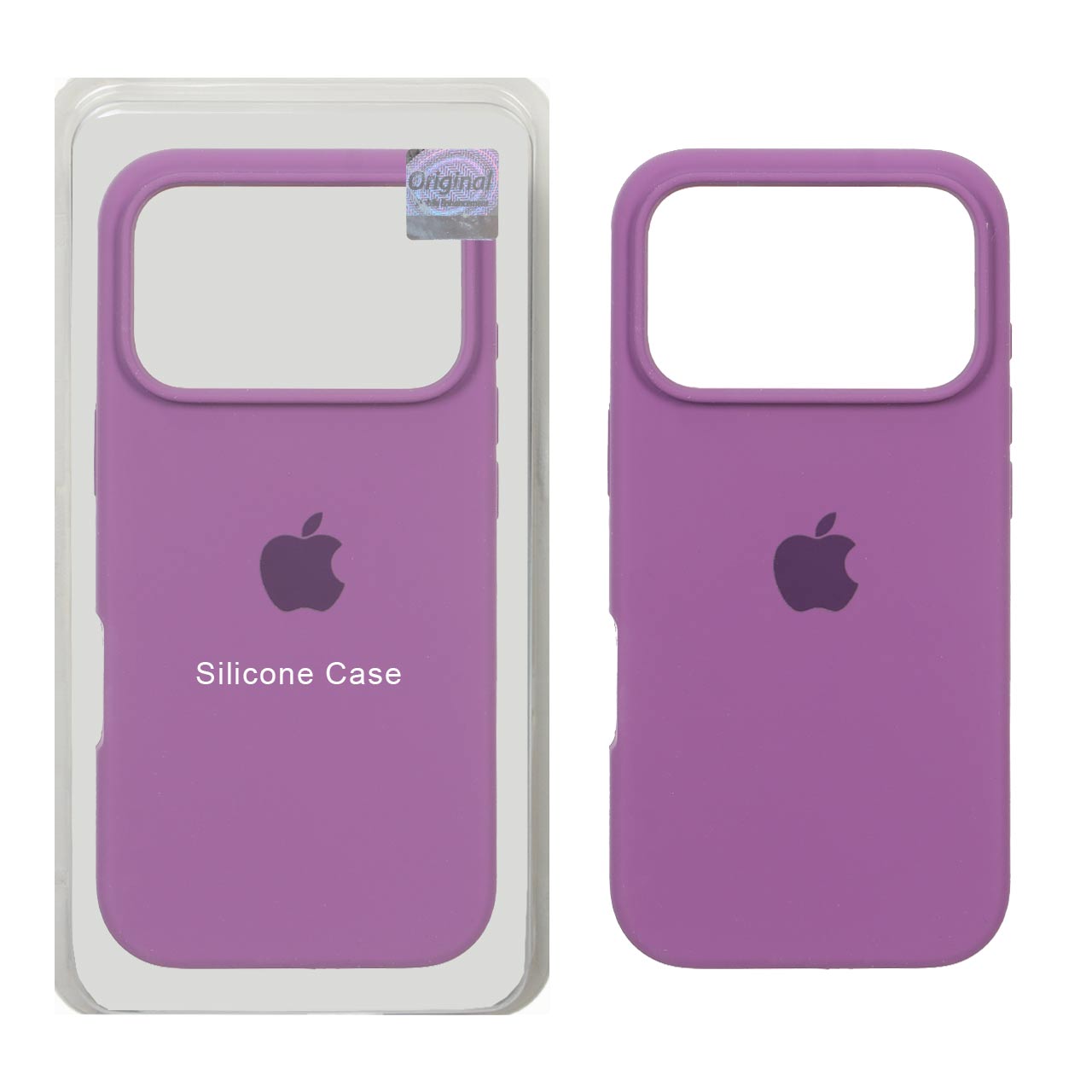 1577806 قاب سیلیکونی پاک کنی اورجینال Master Quality مدل Apple iPhone 17 Pro - ارغوانی (پک دار) - تصویر 1