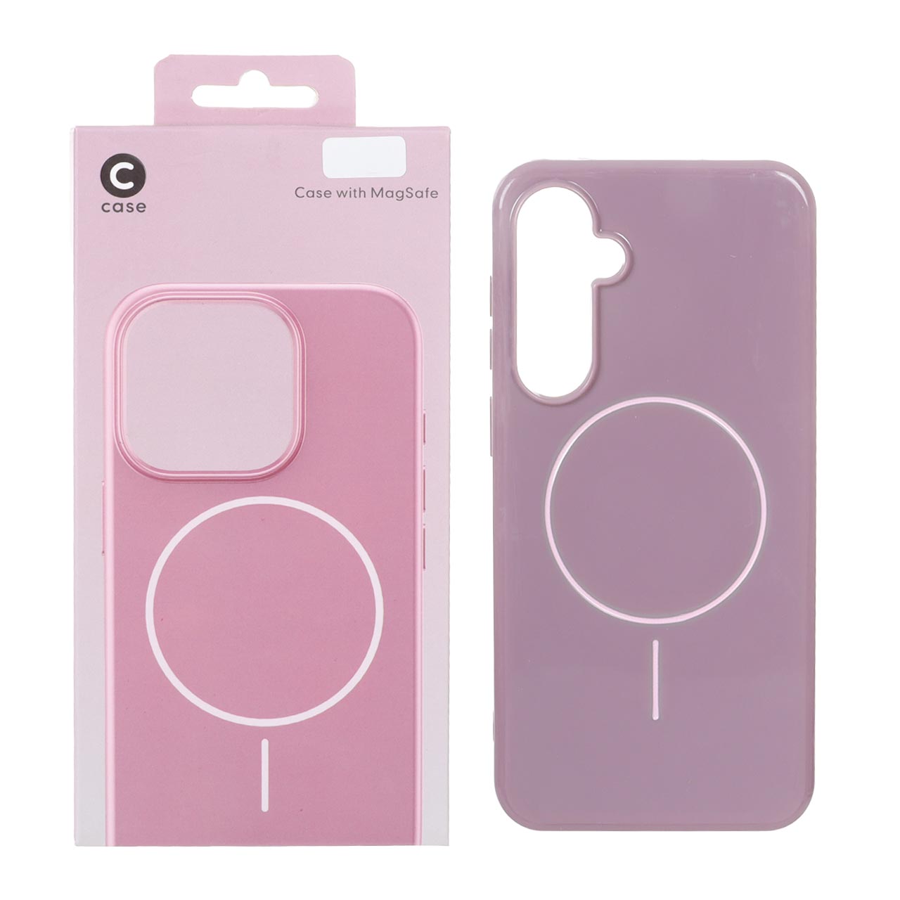 1580120 قاب C Case براق MagSafe داخل خز Samsung Galaxy S23 FE - بنفش (پک دار) - تصویر 1