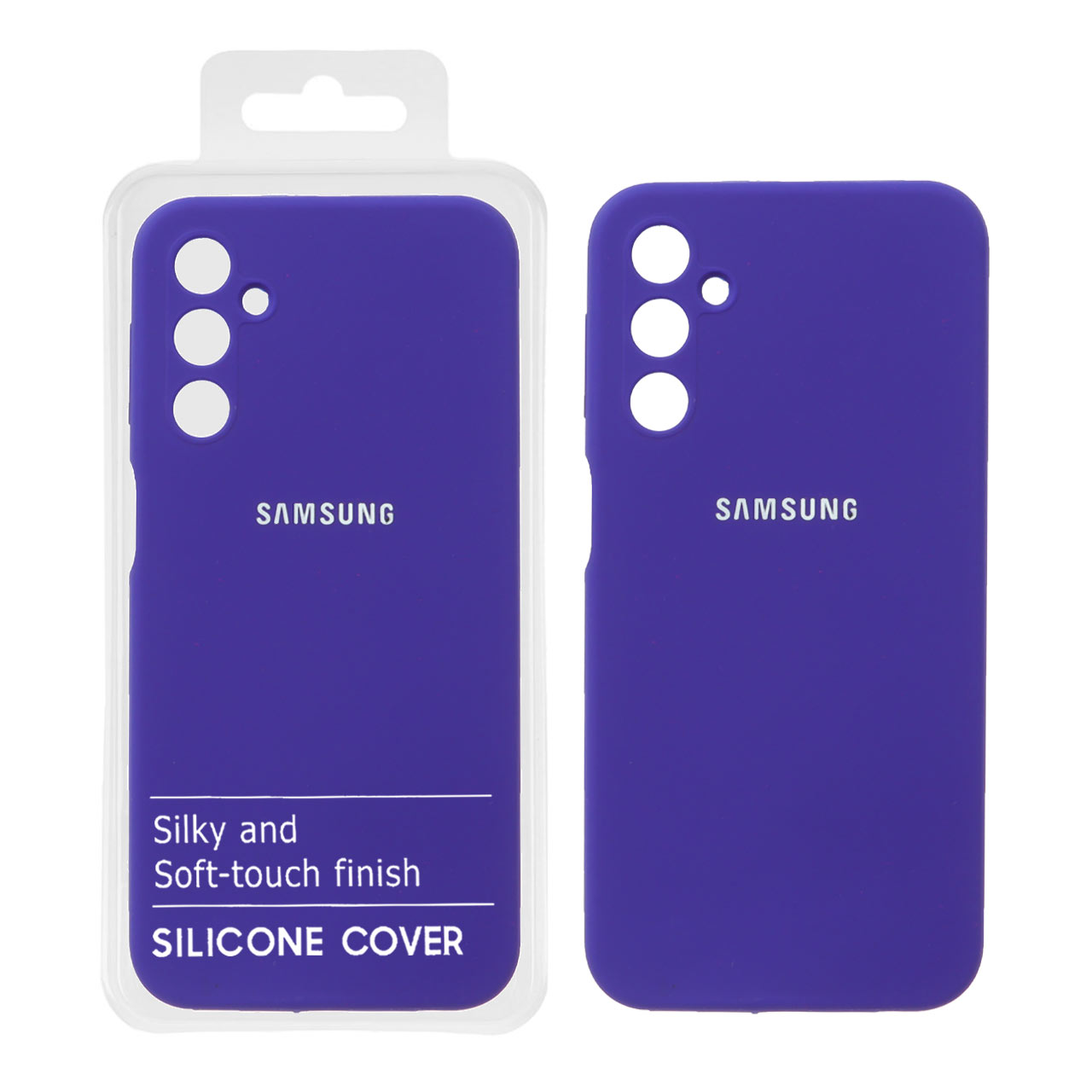 969880 قاب سیلیکونی پاک کنی اورجینال درجه یک Samsung Galaxy A24 - بنفش تیره (پک دار) - تصویر 1