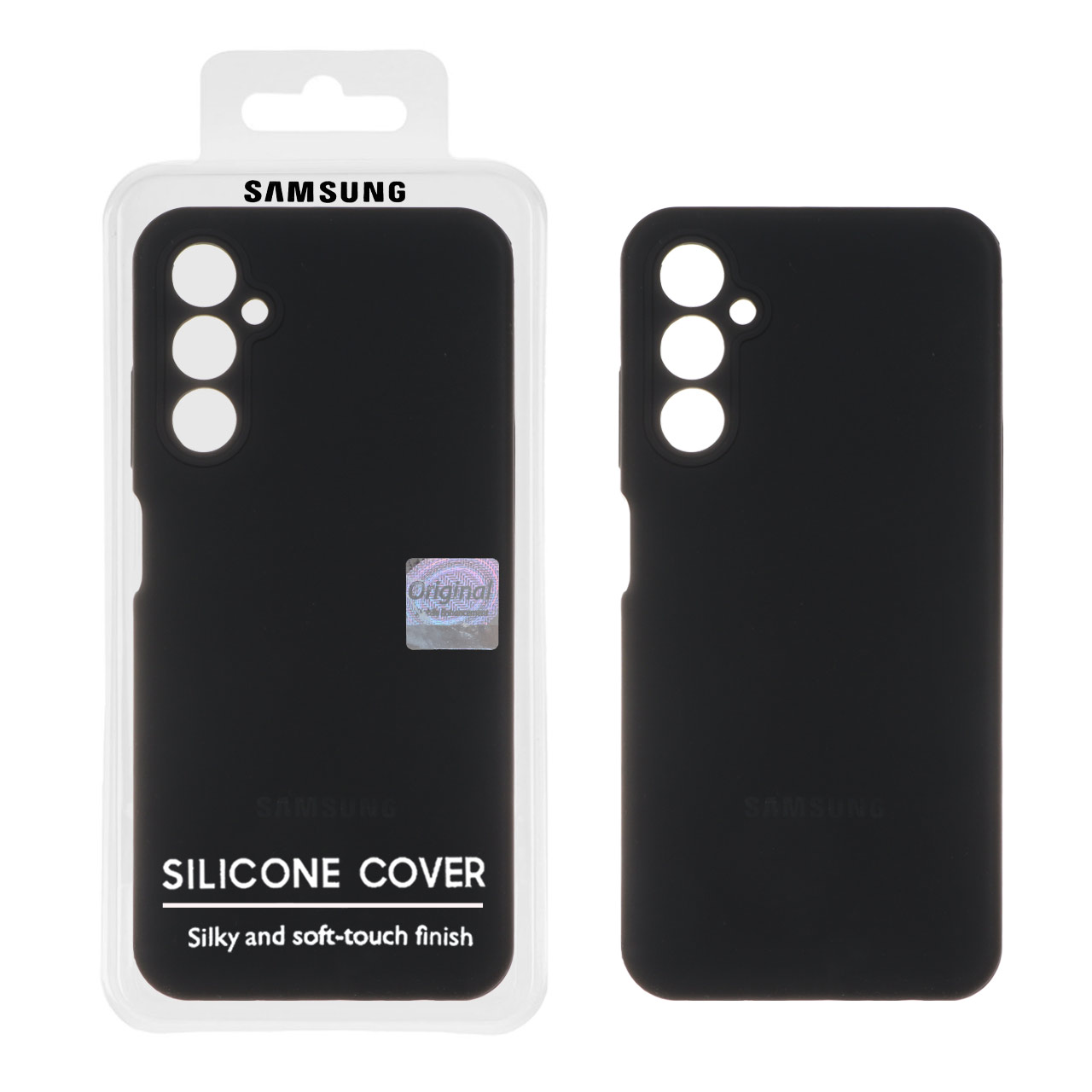 1316644 قاب سیلیکونی پاک کنی اورجینال Master Quality مدل Samsung Galaxy A05s - مشکی (پک دار) - تصویر 1