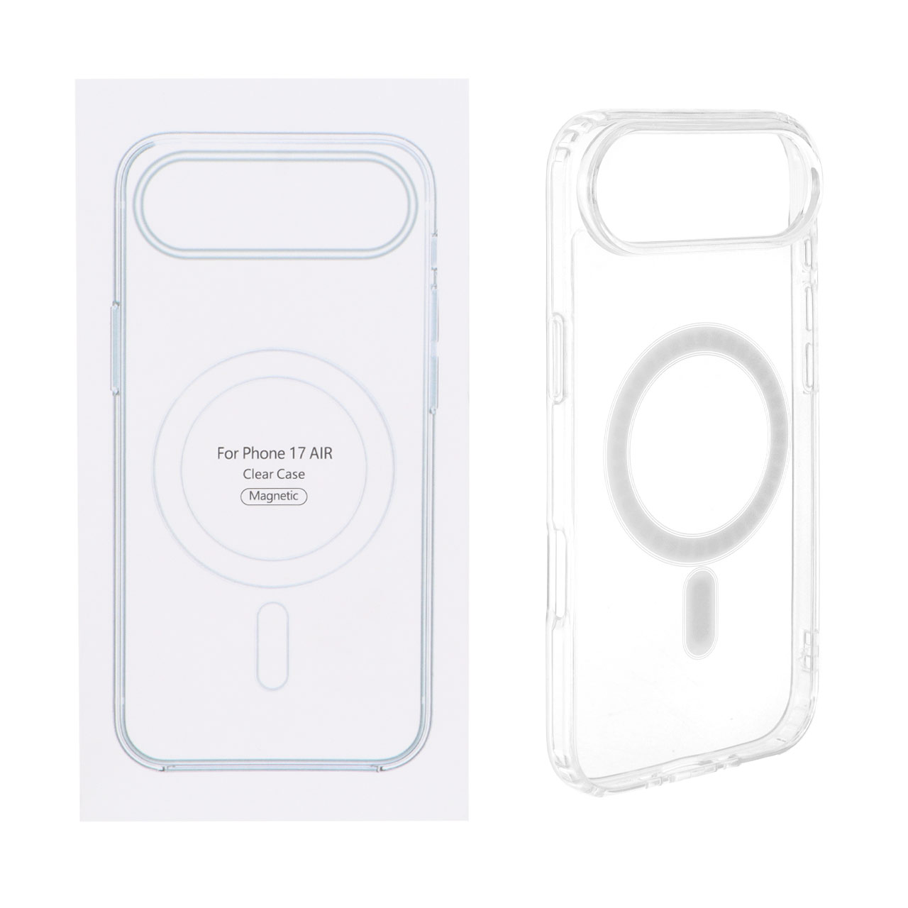 1507036 قاب شفاف Apple iPhone 17 Air با قابلیت شارژ MagSafe (پک دار) - تصویر 1
