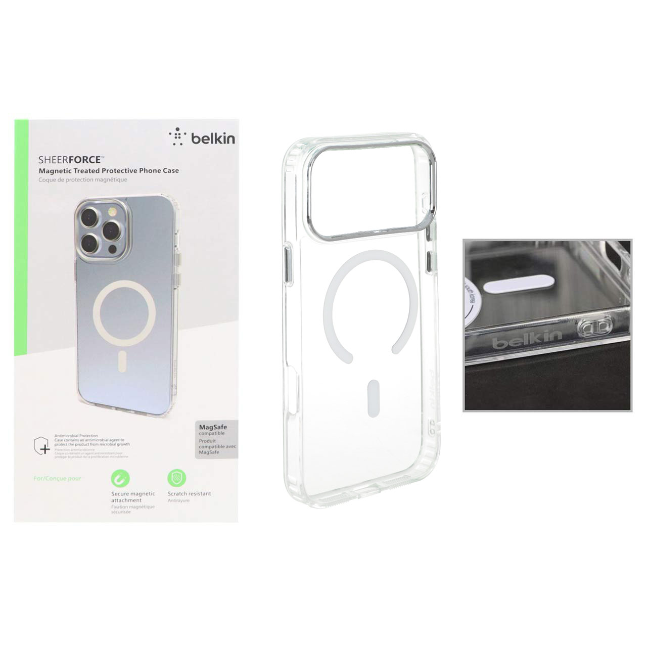 1559500 قاب belkin شفاف Magsafe مدل Apple iPhone 17 Pro Max (پک دار) - تصویر 1