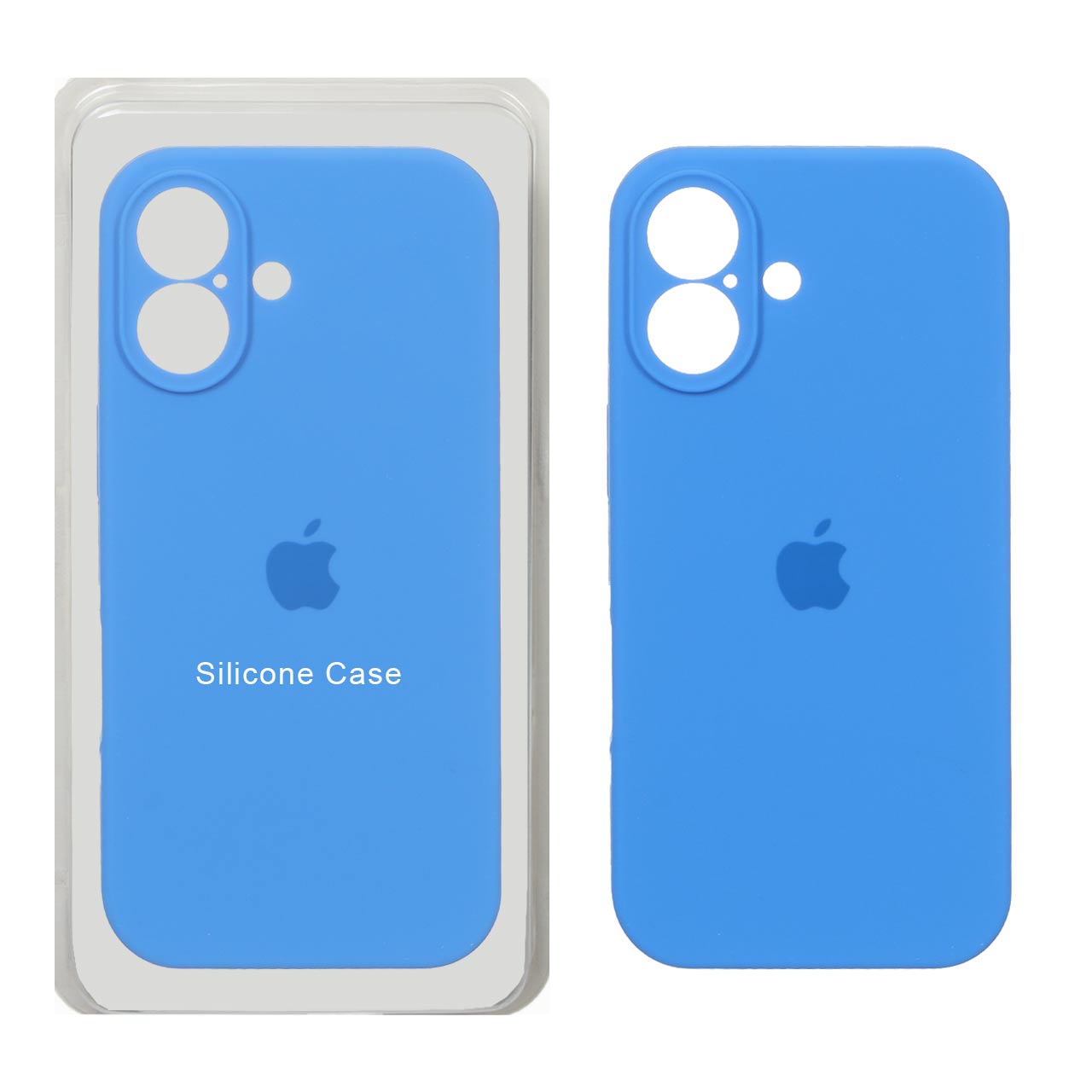 1578428 قاب سیلیکونی پاک کنی محافظ لنزدار اورجینال Apple iPhone 17 - آبی (پک اصلی) - تصویر 1