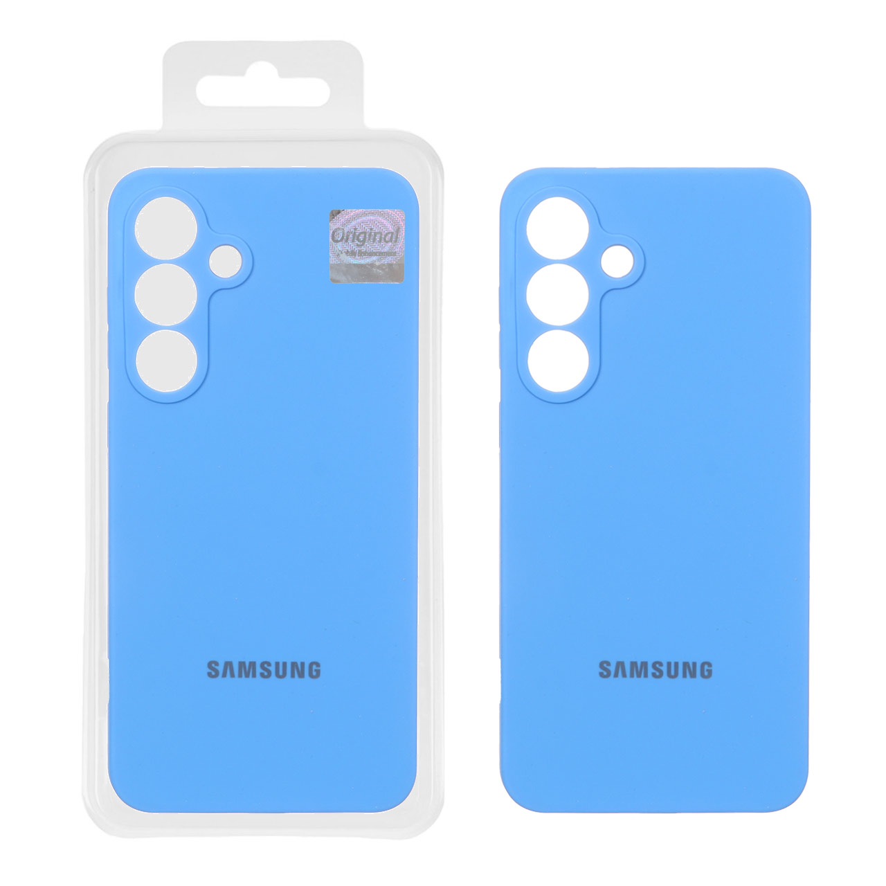 1608128 قاب سیلیکونی پاک کنی اورجینال Master Quality مدل Samsung Galaxy S25 FE - آبی (پک دار) - تصویر 1