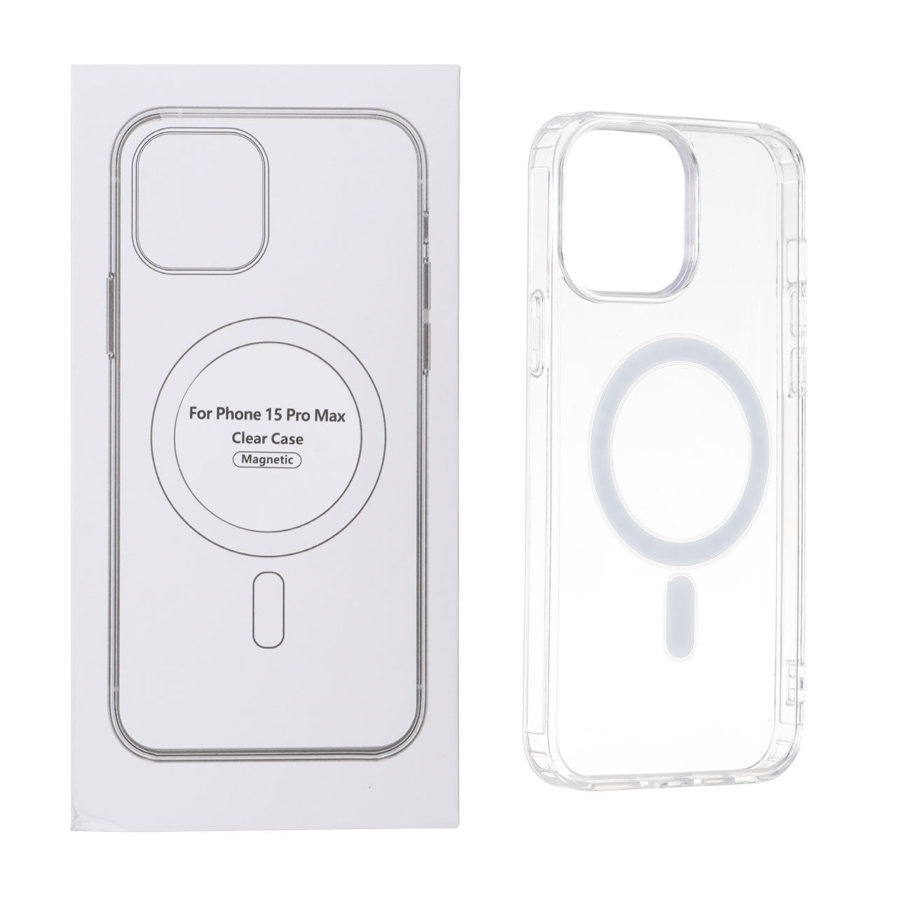 1629482 قاب شفاف Apple iPhone 15 Pro Max با قابلیت شارژ NTC - MagSafe (پک دار) - تصویر 1