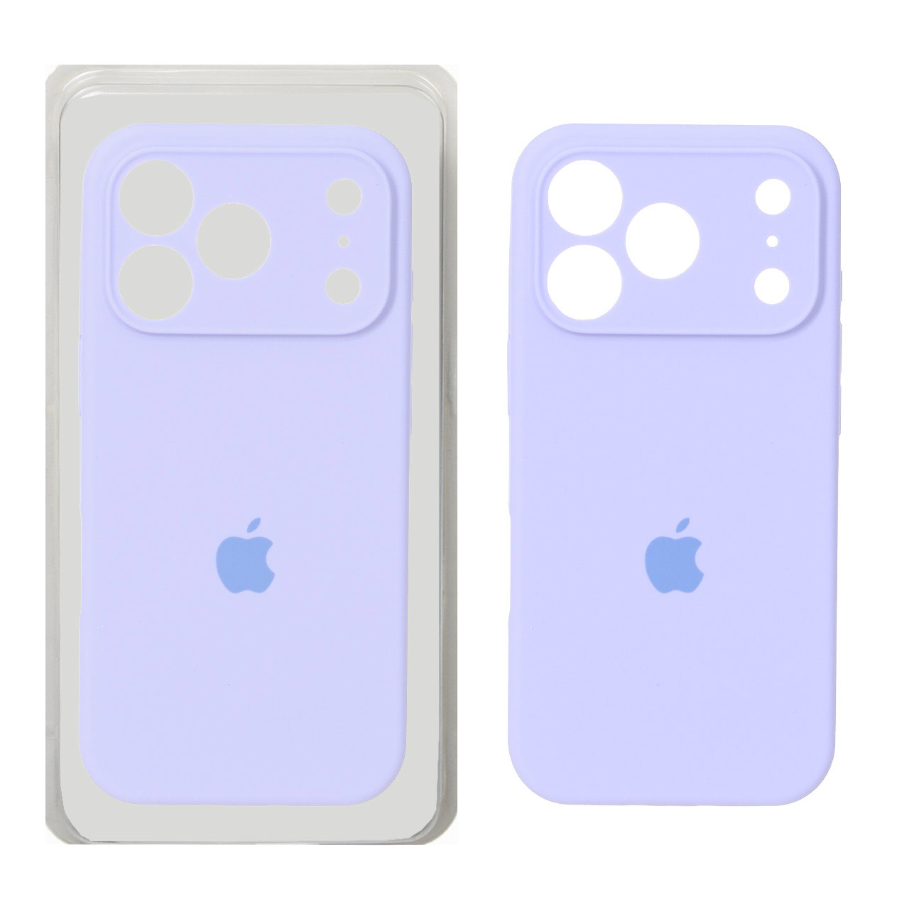 1634534 قاب سیلیکونی پاک کنی محافظ لنزدار اورجینال Apple iPhone 17 Pro Max - بنفش روشن (پک دار) - NTC - تصویر 1