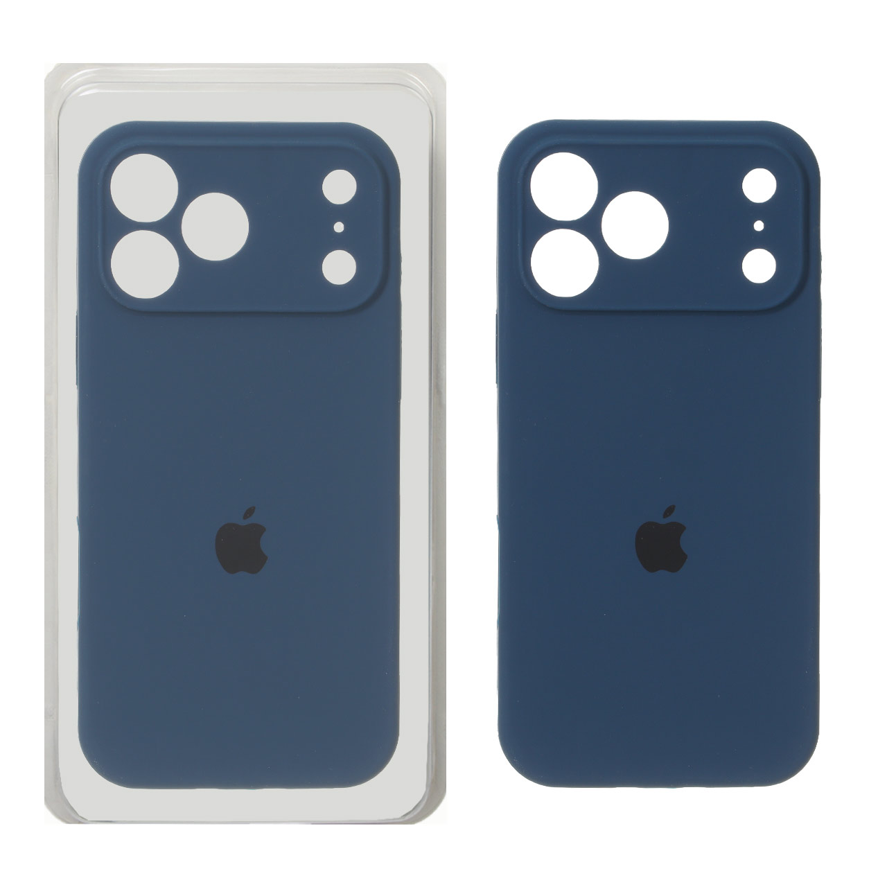 1634570 قاب سیلیکونی پاک کنی محافظ لنزدار اورجینال Apple iPhone 17 Pro Max - آبی اقیانوسی (پک دار) - NTC - تصویر 1