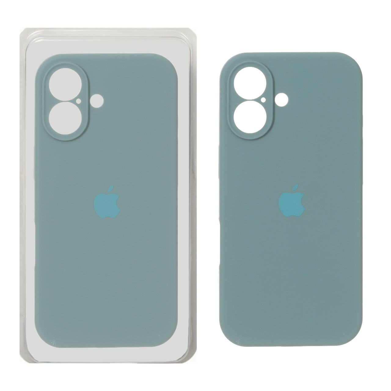 1634576 قاب سیلیکونی پاک کنی محافظ لنزدار اورجینال Apple iPhone 17 - سبز ارتشی (پک دار) - NTC - تصویر 1
