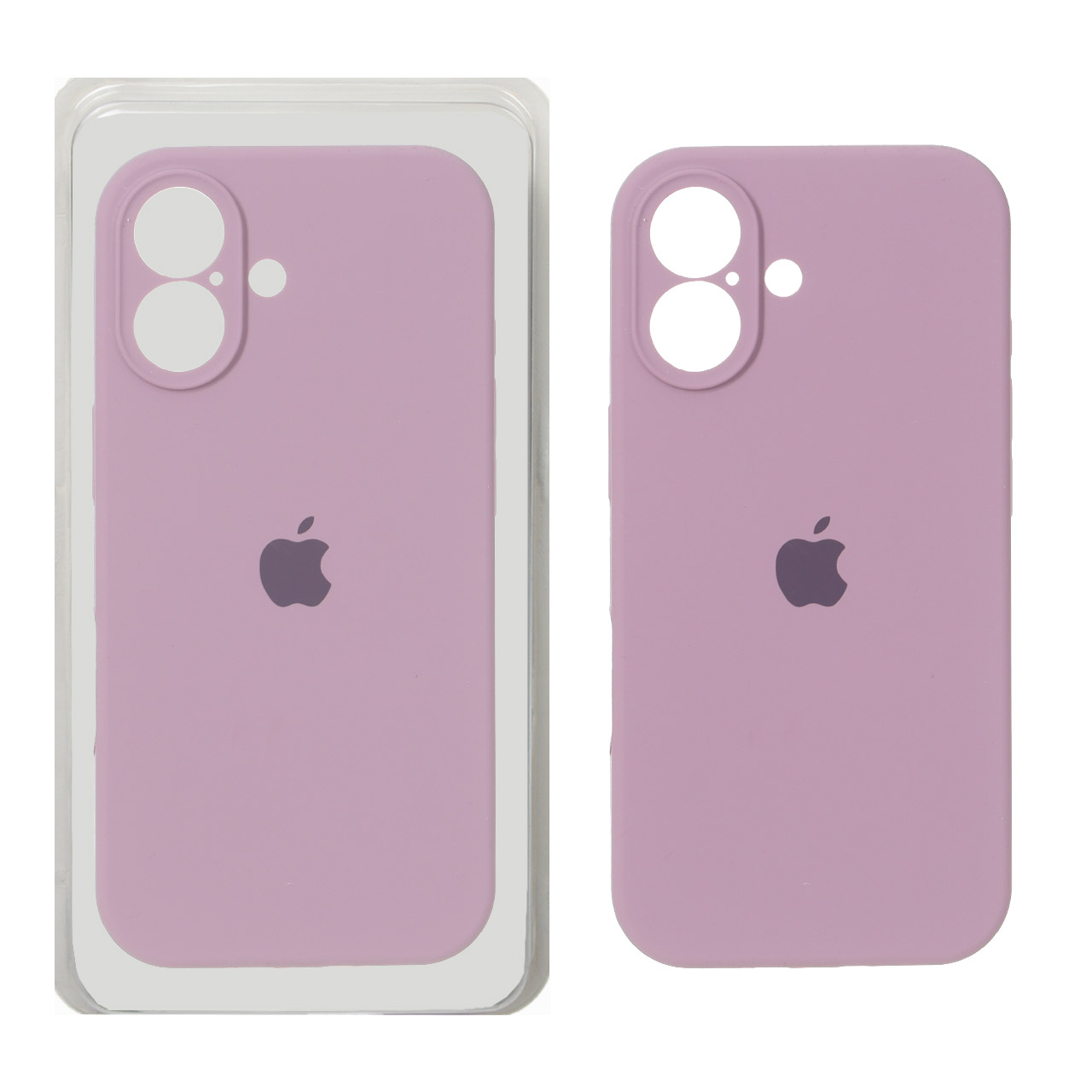 1634580 قاب سیلیکونی پاک کنی محافظ لنزدار اورجینال Apple iPhone 17 - بنفش کدر (پک دار) - NTC - تصویر 1