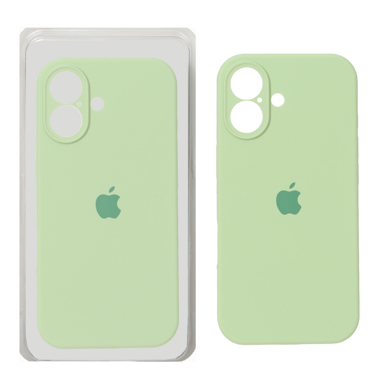 1634620 قاب سیلیکونی پاک کنی محافظ لنزدار اورجینال Apple iPhone 17 - سبز مغز پسته ای (پک دار) - NTC - تصویر 1