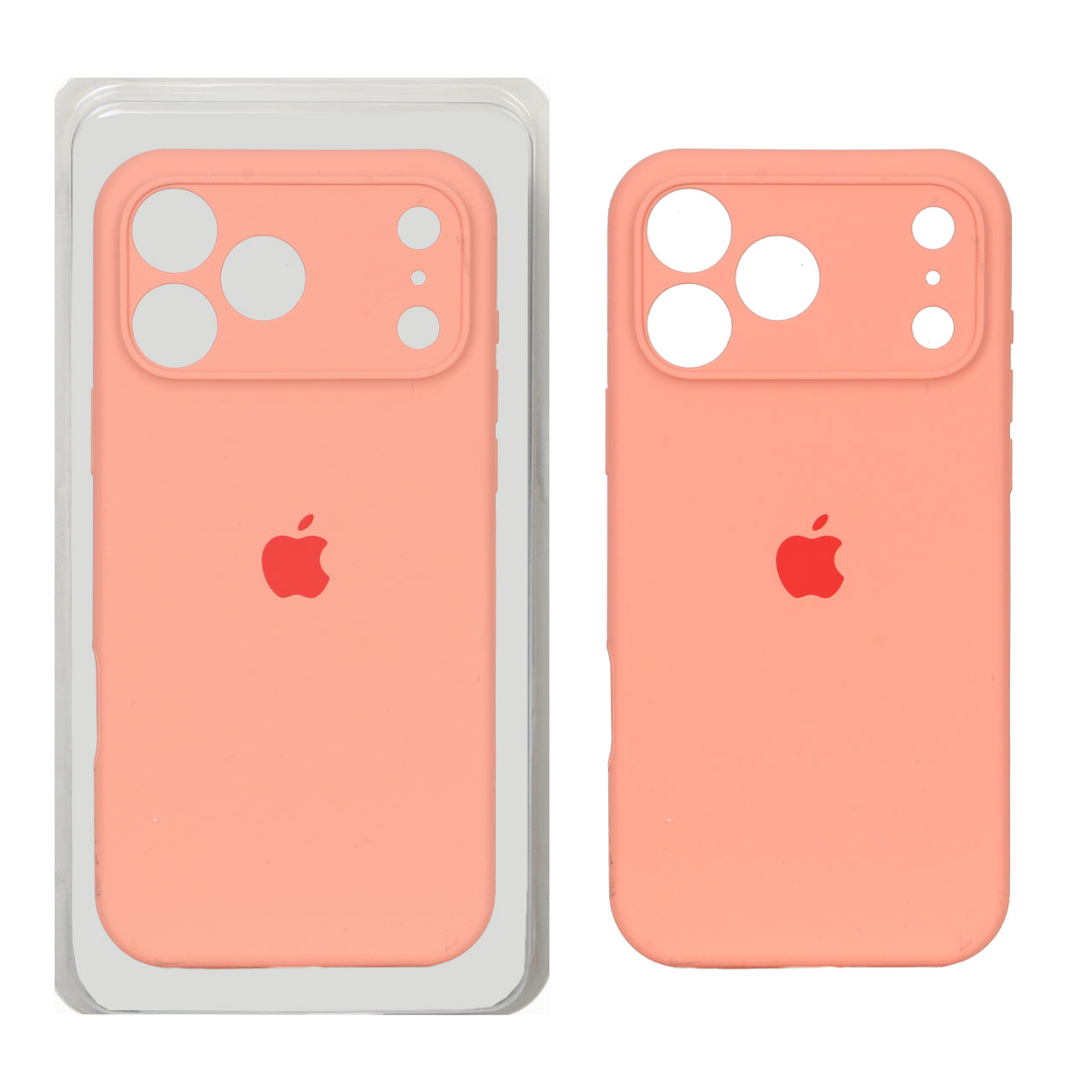 1654886 قاب سیلیکونی پاک کنی محافظ لنزدار اورجینال Apple iPhone 17 Pro Max - گلبهی کد 1 (پک دار) - NTC - تصویر 1