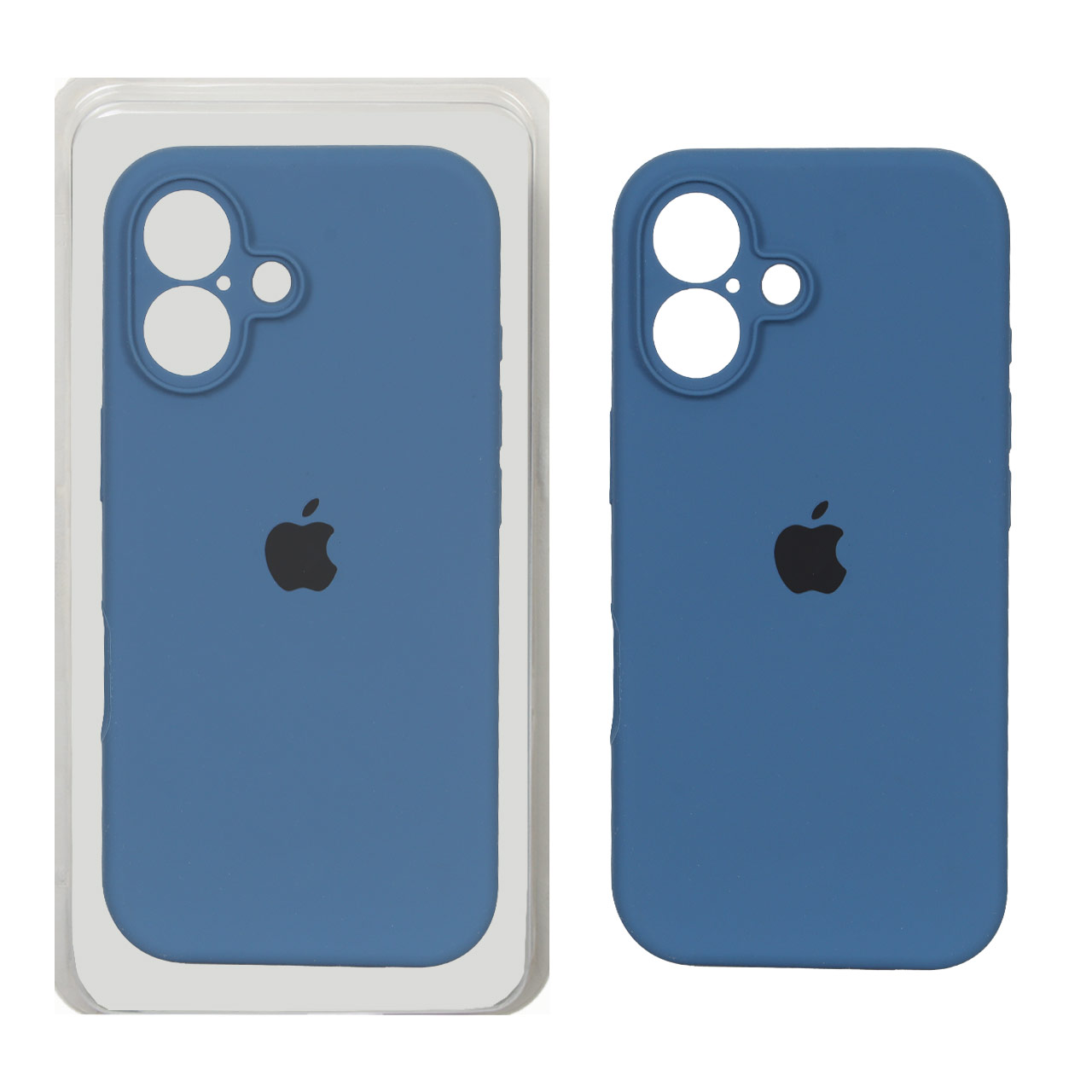 1654904 قاب سیلیکونی پاک کنی محافظ لنزدار اورجینال Apple iPhone 16 - آبی اقیانوسی (پک دار) - NTC - تصویر 1
