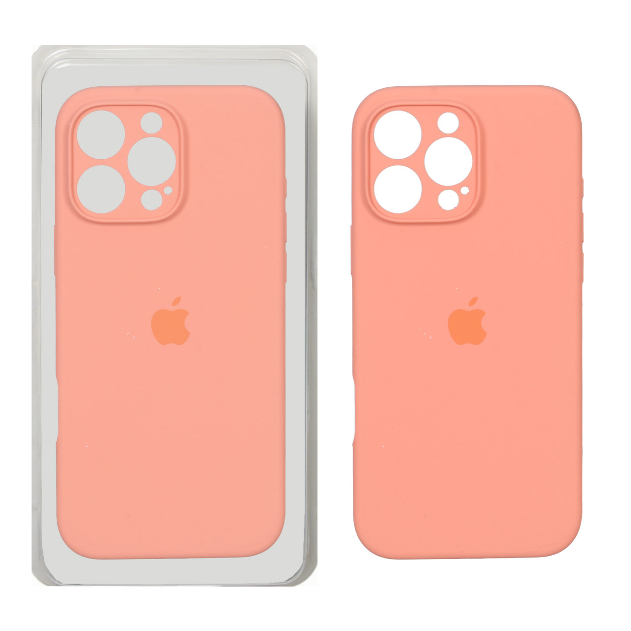1654938 قاب سیلیکونی پاک کنی محافظ لنزدار اورجینال Apple iPhone 16 Pro Max - گلبهی کد 1 (پک دار) - NTC - تصویر 1