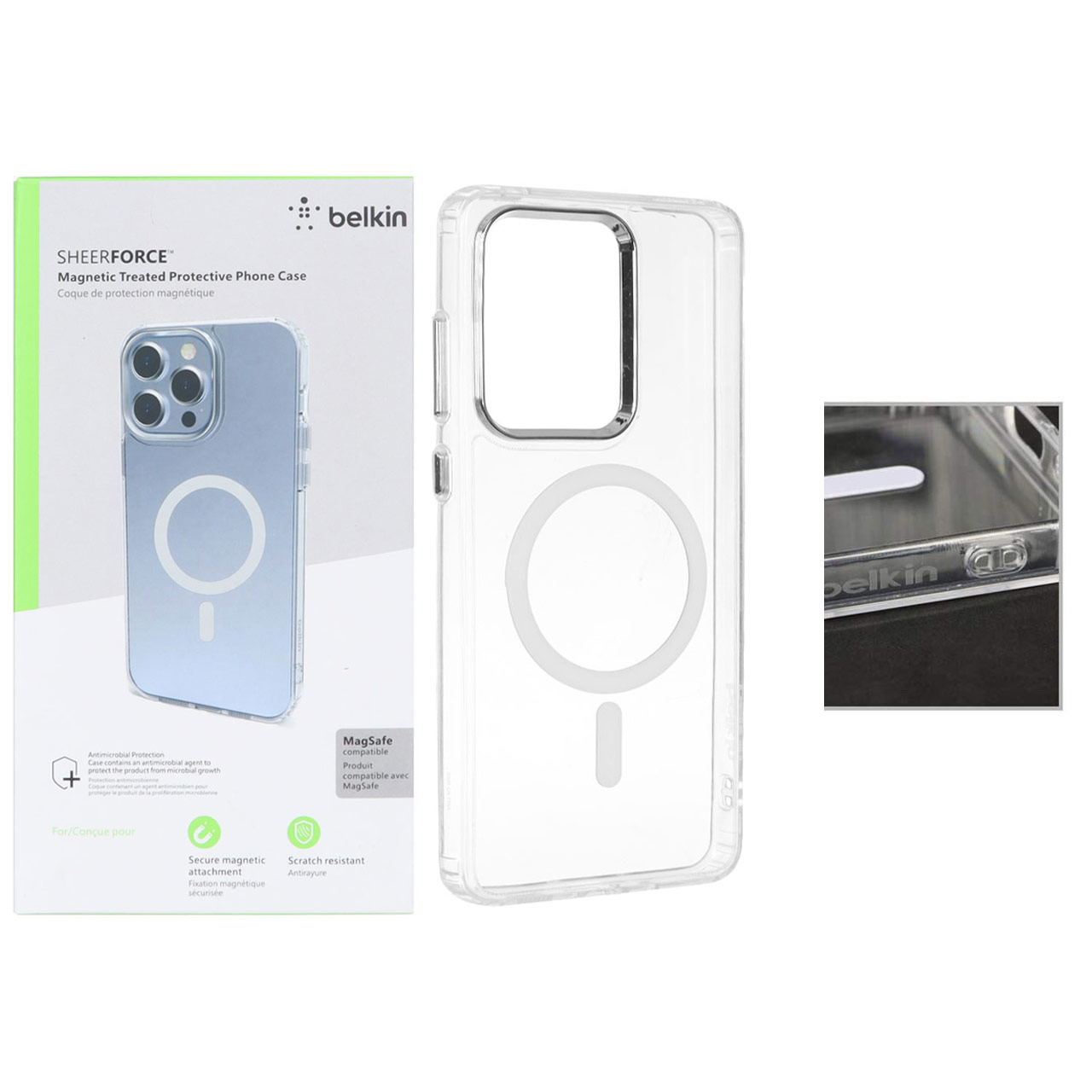 1669744 قاب belkin شفاف Magsafe مدل Samsung Galaxy S20 Ultra (پک دار) - تصویر 1