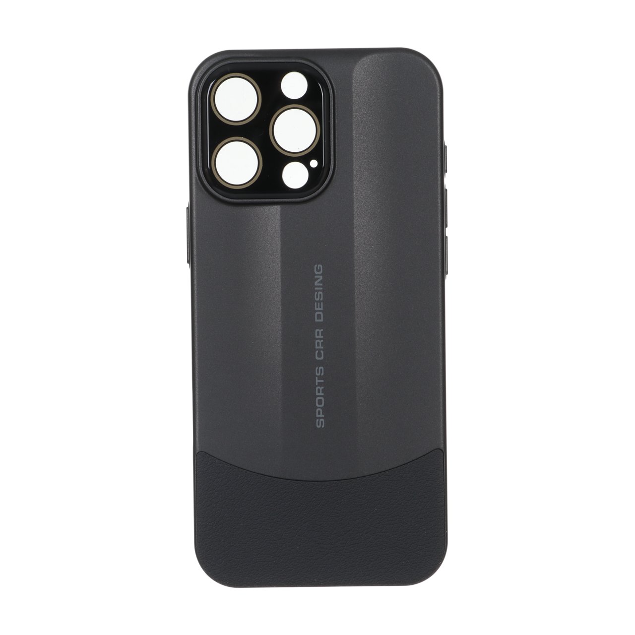 1706834 قاب Sports Design محافظ لنز شیشه ای Apple iPhone 16 Pro Max - مشکی - تصویر 1