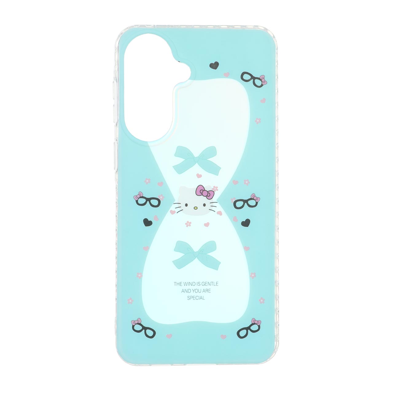 1713752 قاب هولوگرامی Kitty مات دور ژله ای Samsung Galaxy A57 - سبزآبی - تصویر 1